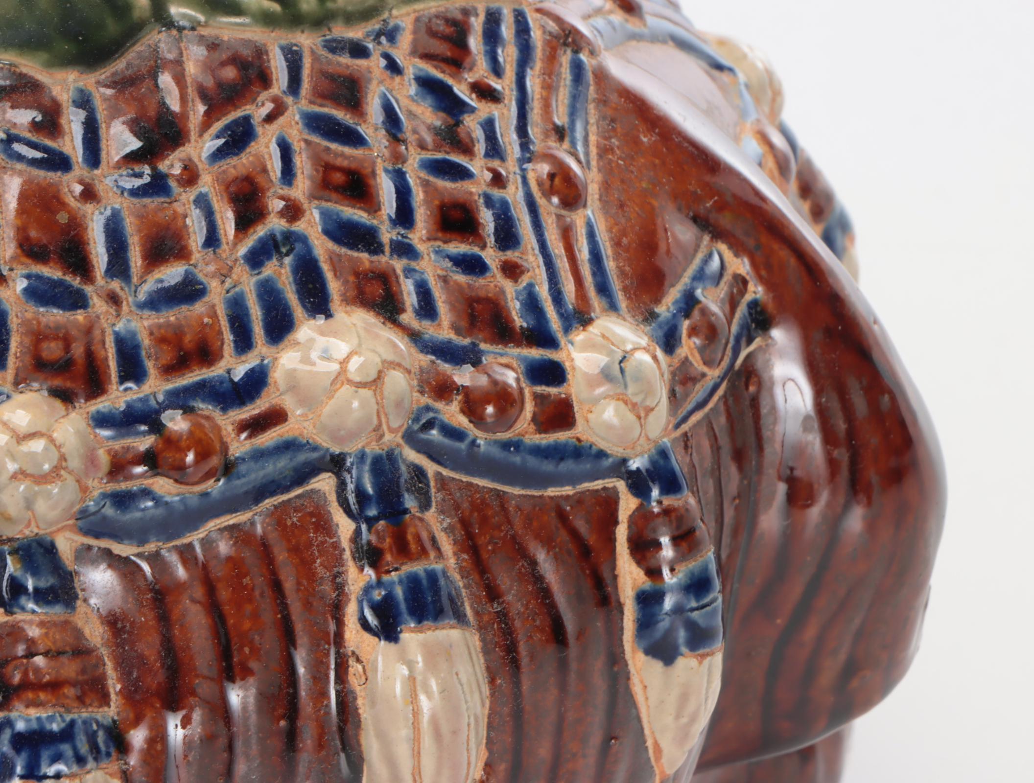 Moorish Style Hand-Painted Ceramic Camel Garden Stool