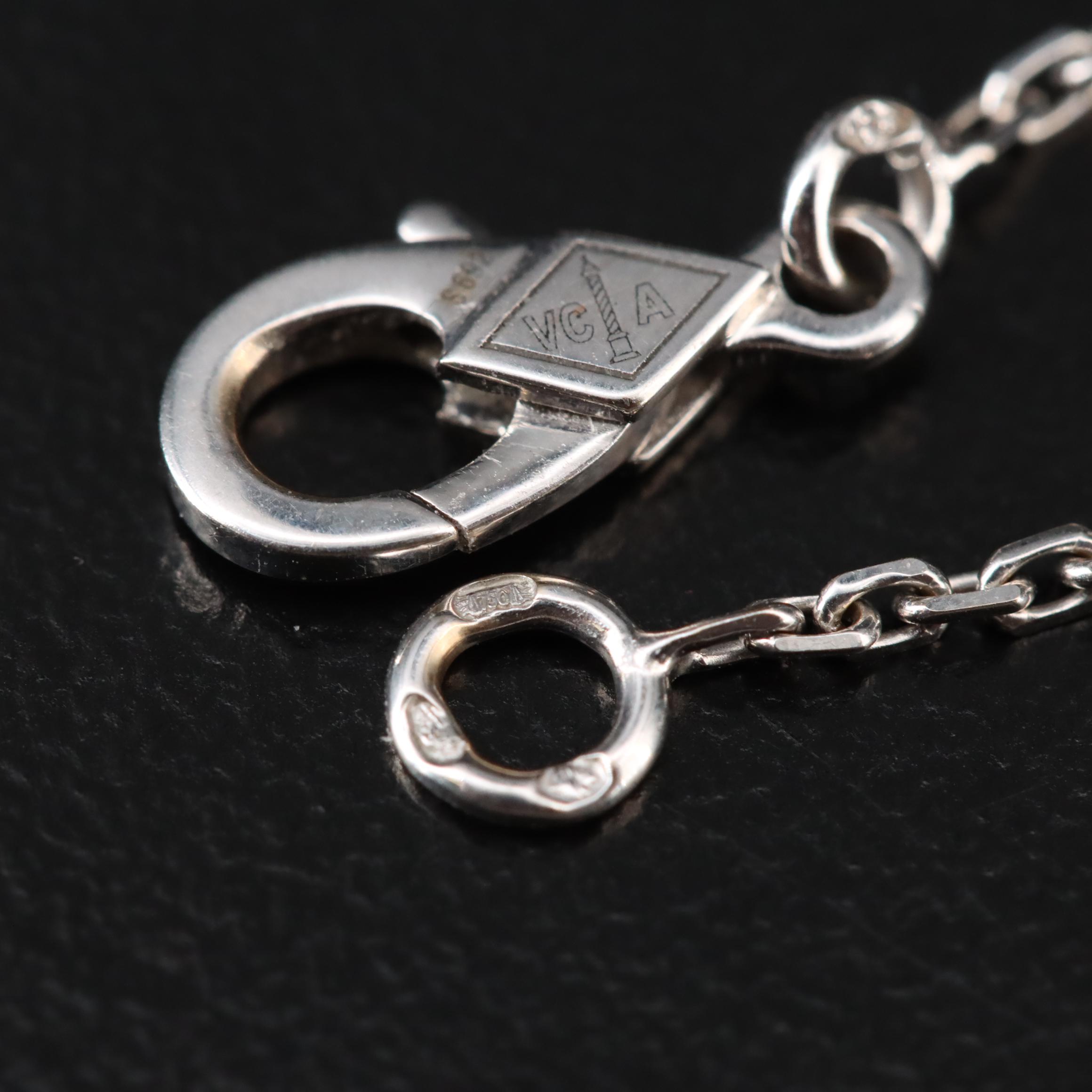 Van Cleef & Arpels Vintage Alhambra 18K 0.50 CTW Diamond Necklace