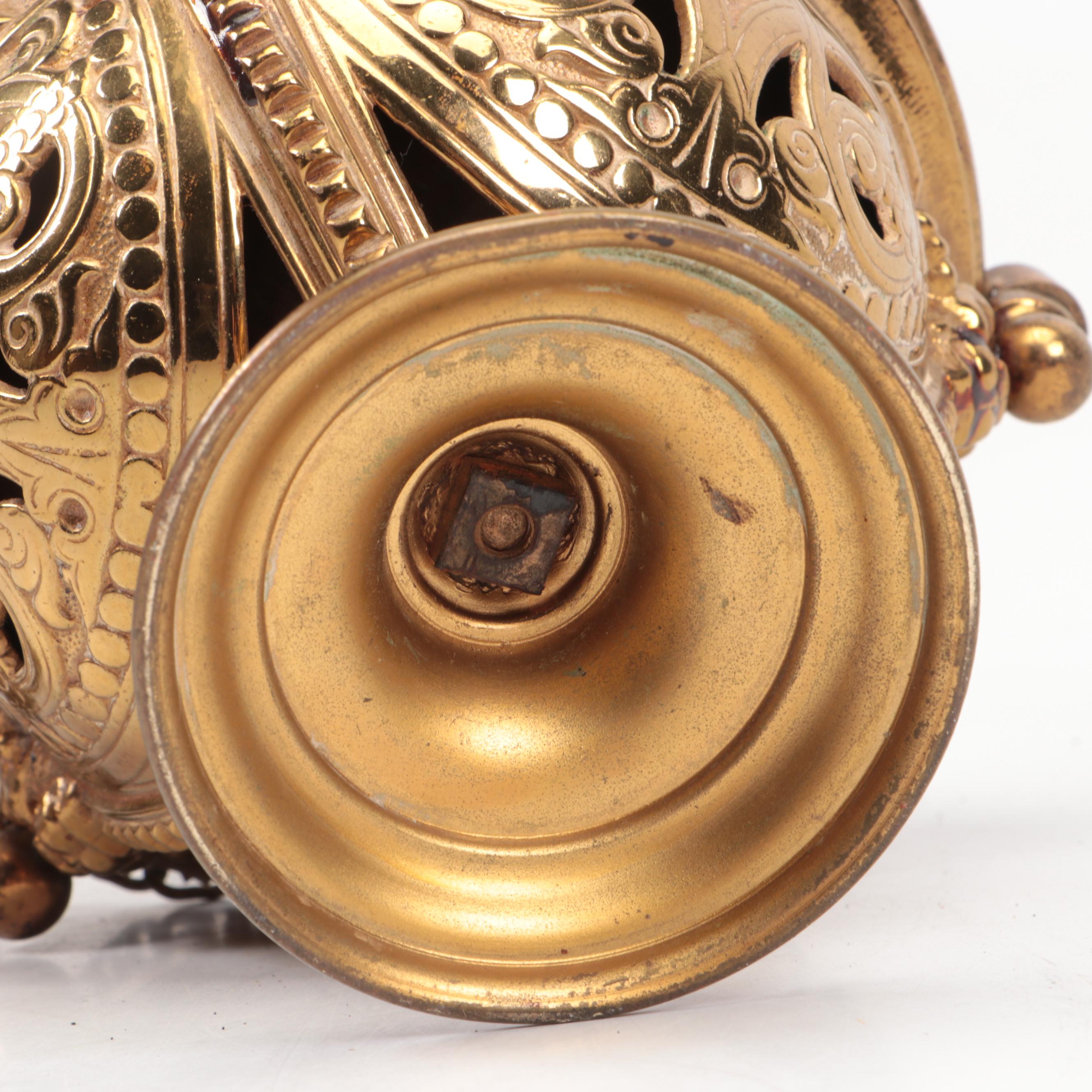 Brass Cathedral Hanging Censer