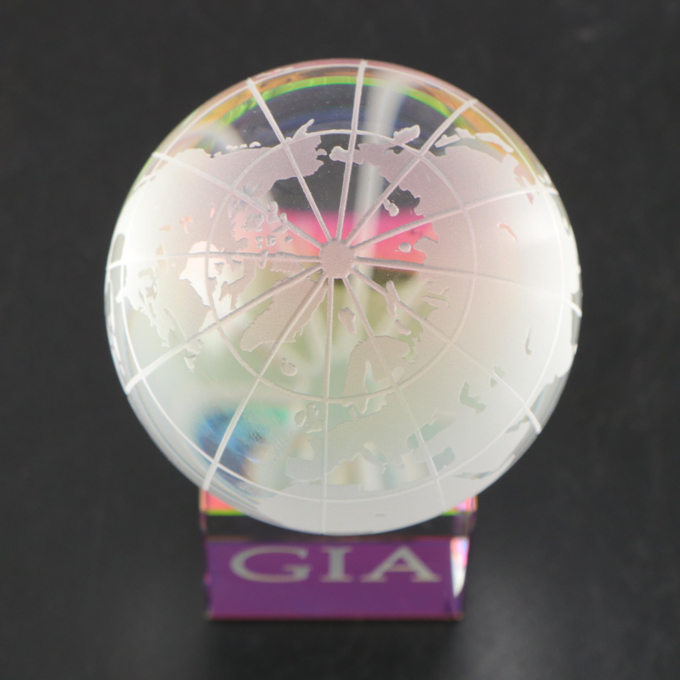 Tiffany & Co. Glass Globe Paperweight with Other Paperweights and More