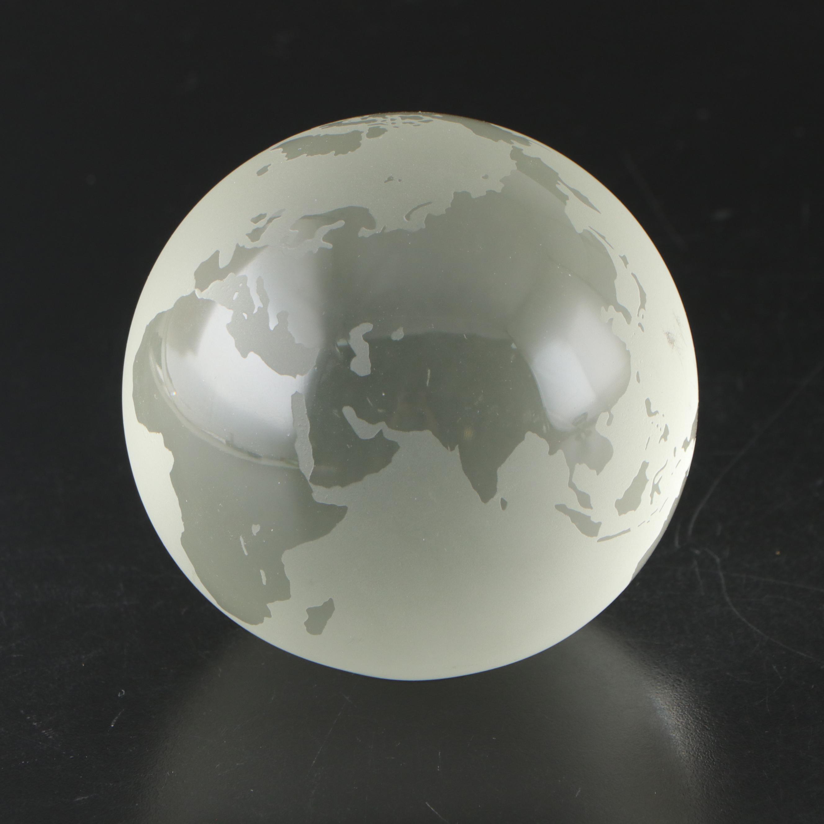 Tiffany & Co. Glass Globe Paperweight with Other Paperweights and More