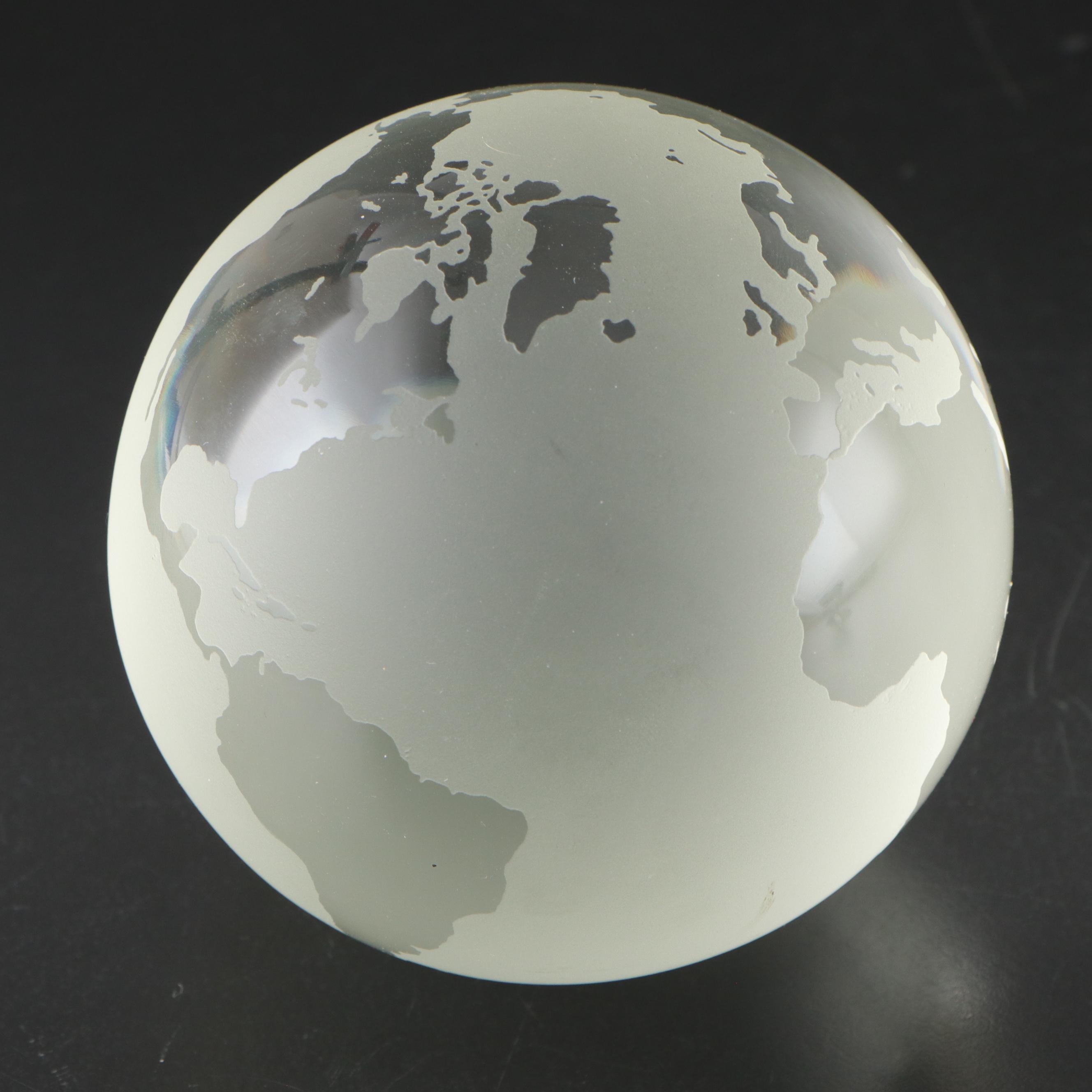 Tiffany & Co. Glass Globe Paperweight with Other Paperweights and More