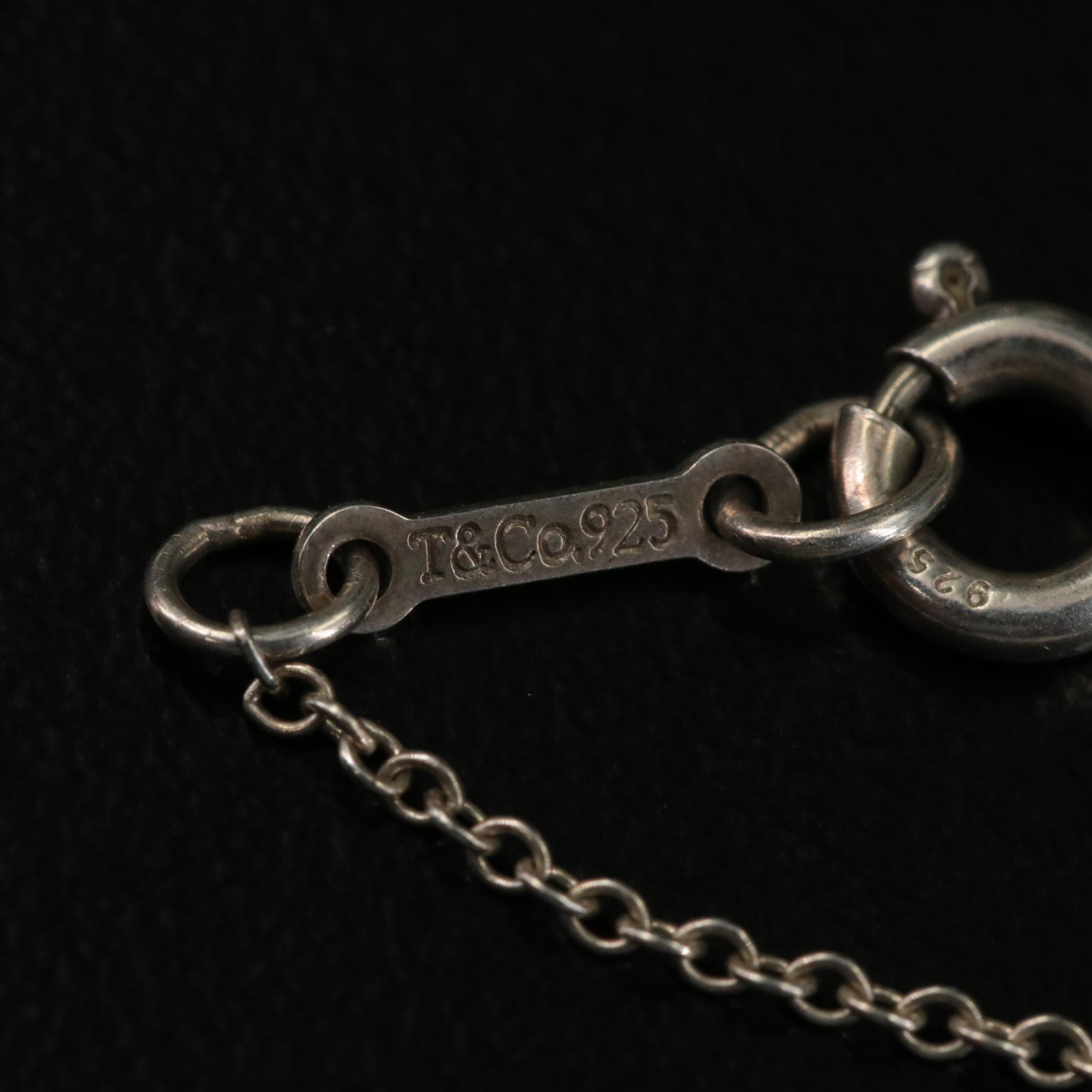 Elsa Peretti for Tiffany & Co. Sterling Puffy Cross Pendant Necklace