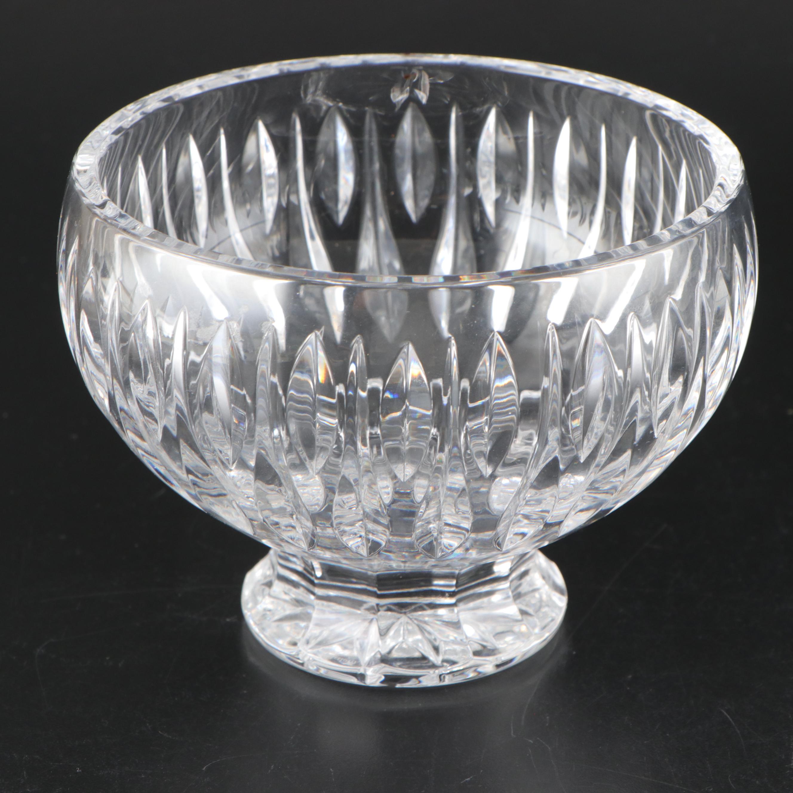Waterford Crystal Bowls Including Marquis by Waterford, Candlestick & Plate