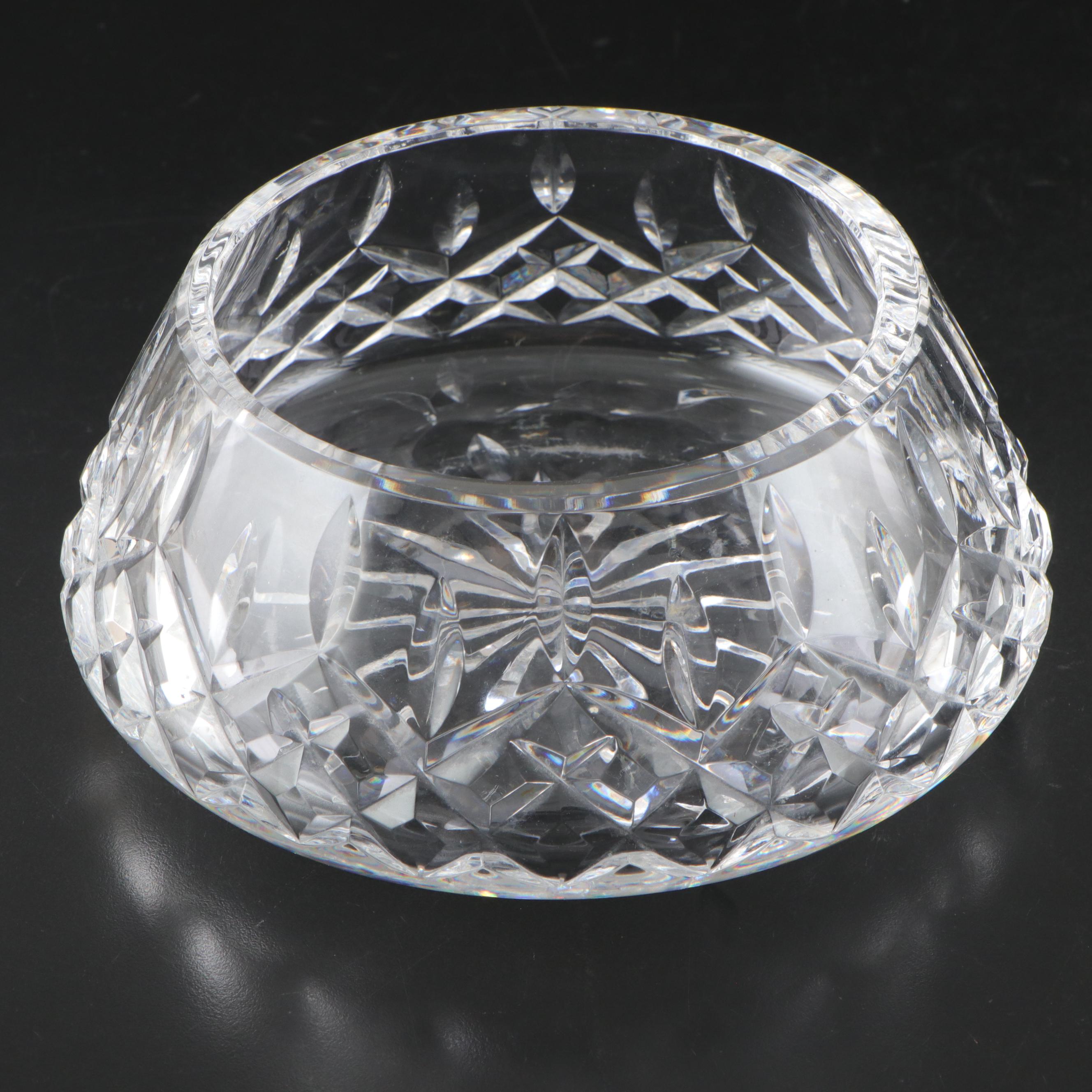 Waterford Crystal Bowls Including Marquis by Waterford, Candlestick & Plate