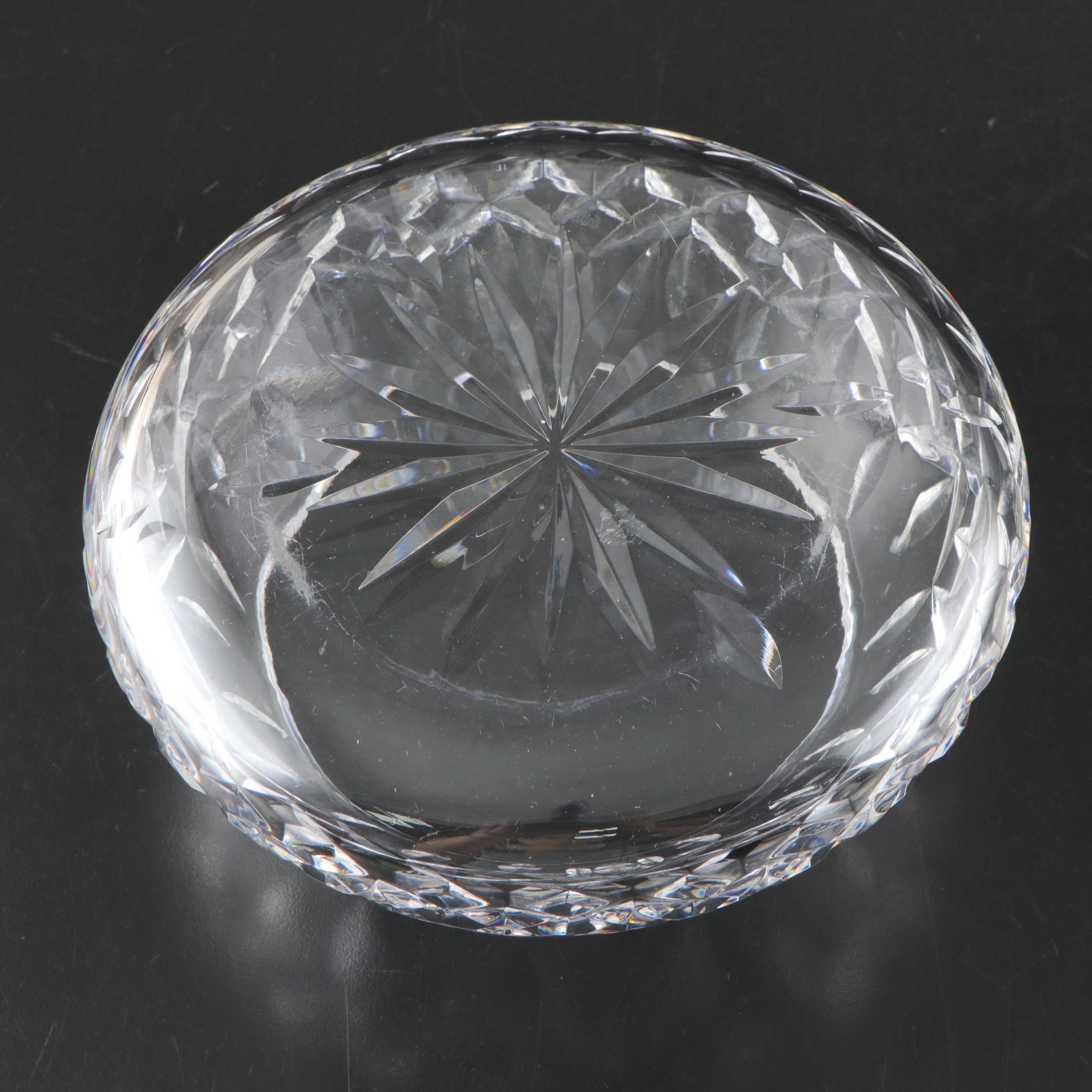 Waterford Crystal Bowls Including Marquis by Waterford, Candlestick & Plate