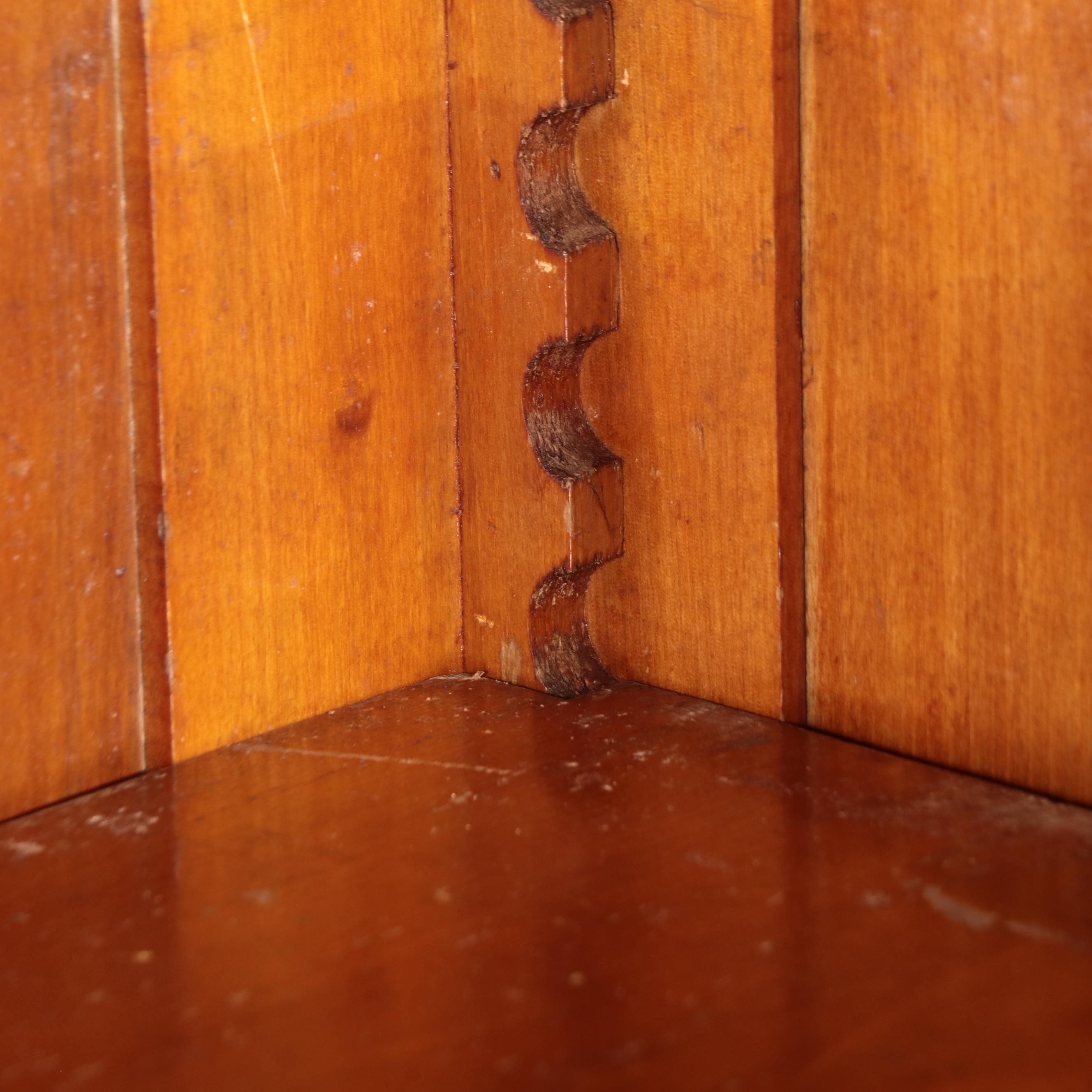 Victorian Walnut and Burl Wood Side-by-Side Cabinet Bookcase
