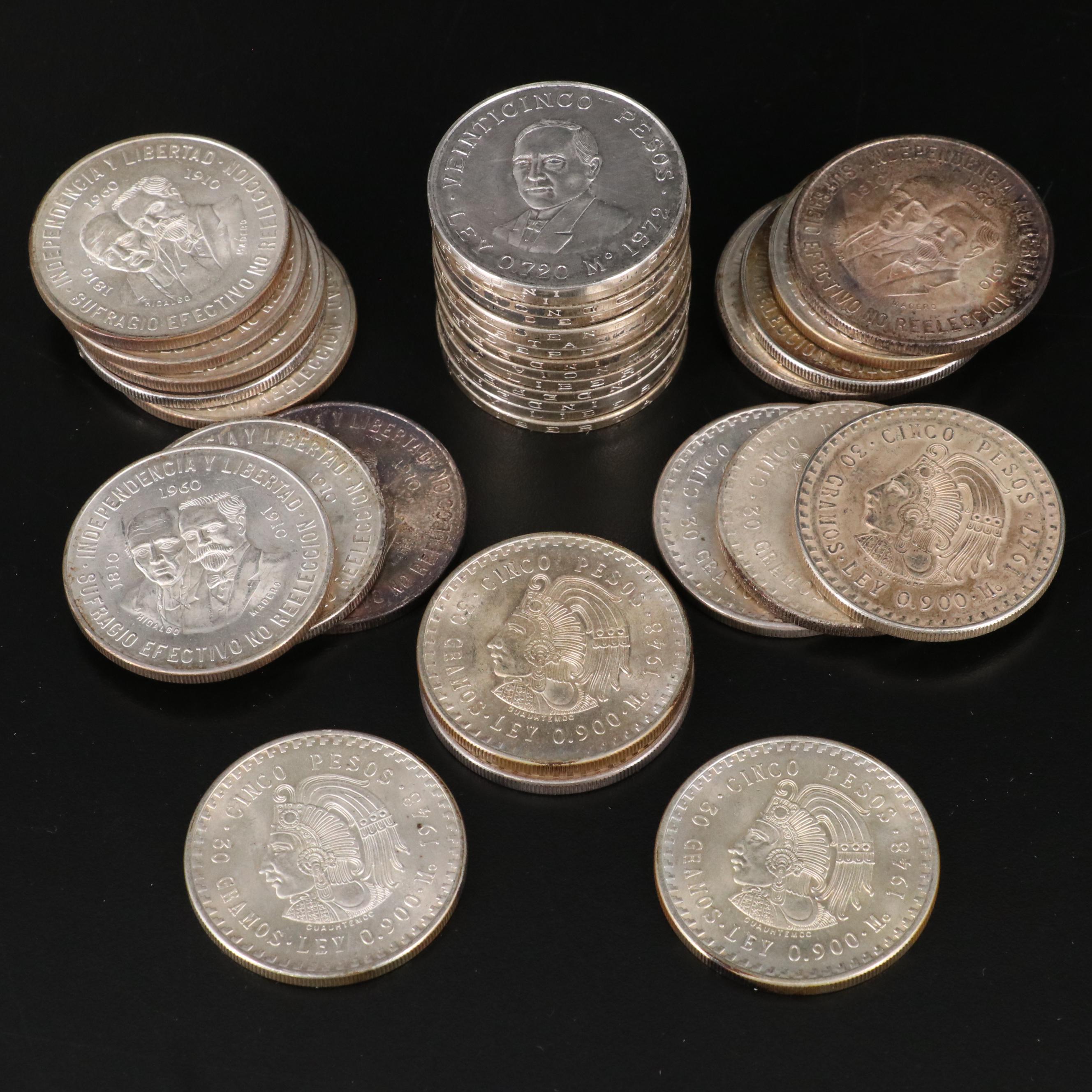 Group of Mexican Silver Coins