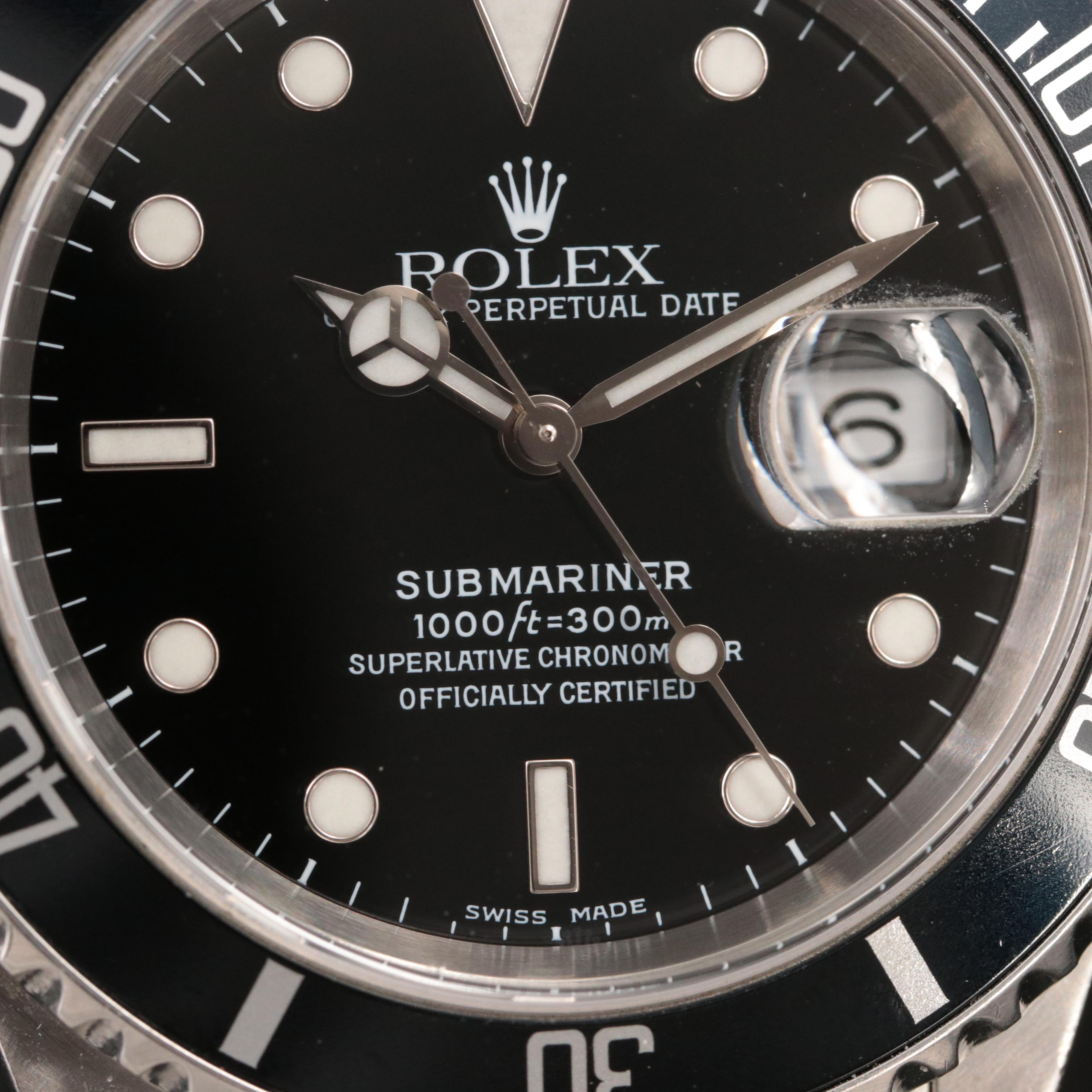2002 Rolex Submariner Date Watch