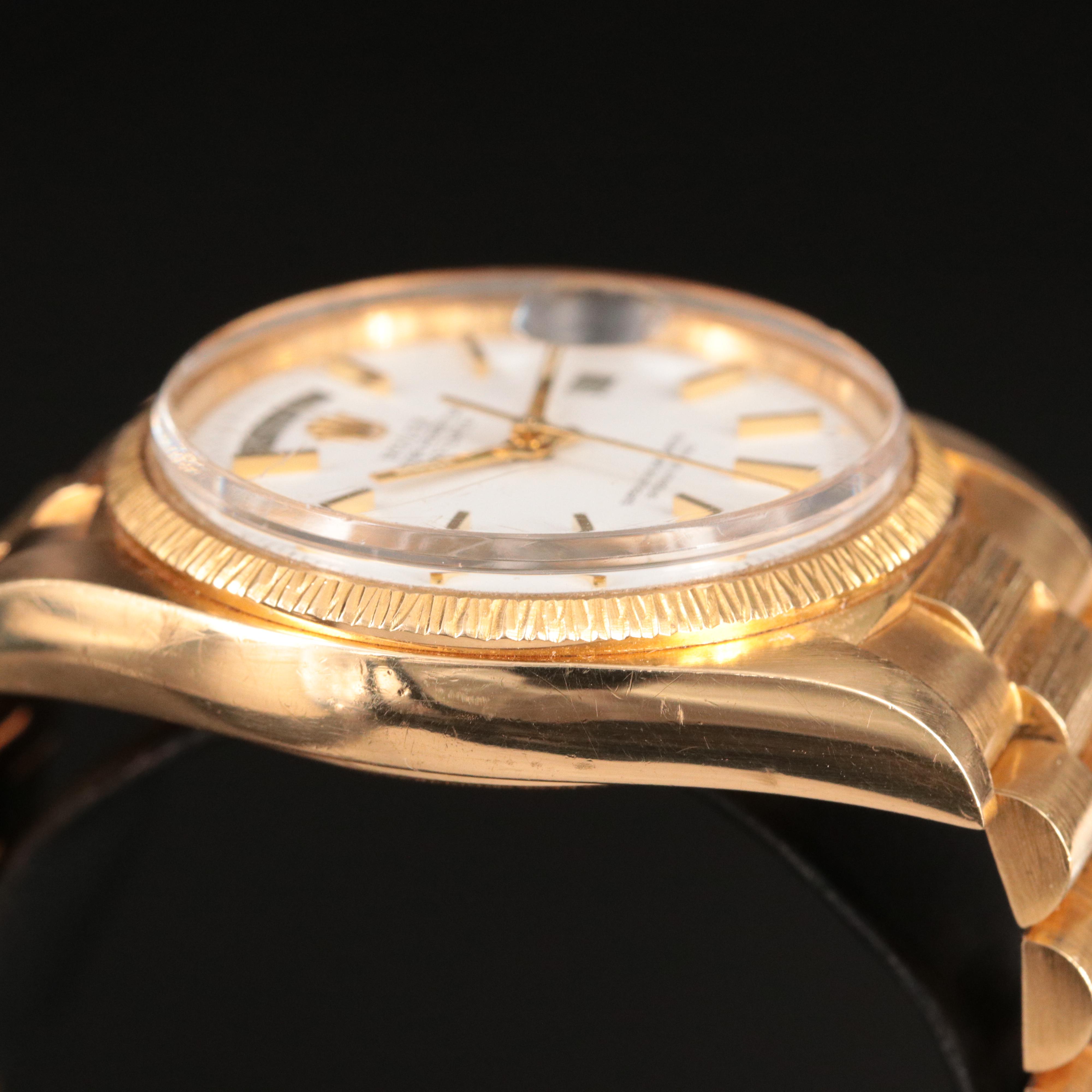 1977 Rolex Day-Date Bark Finish President Watch