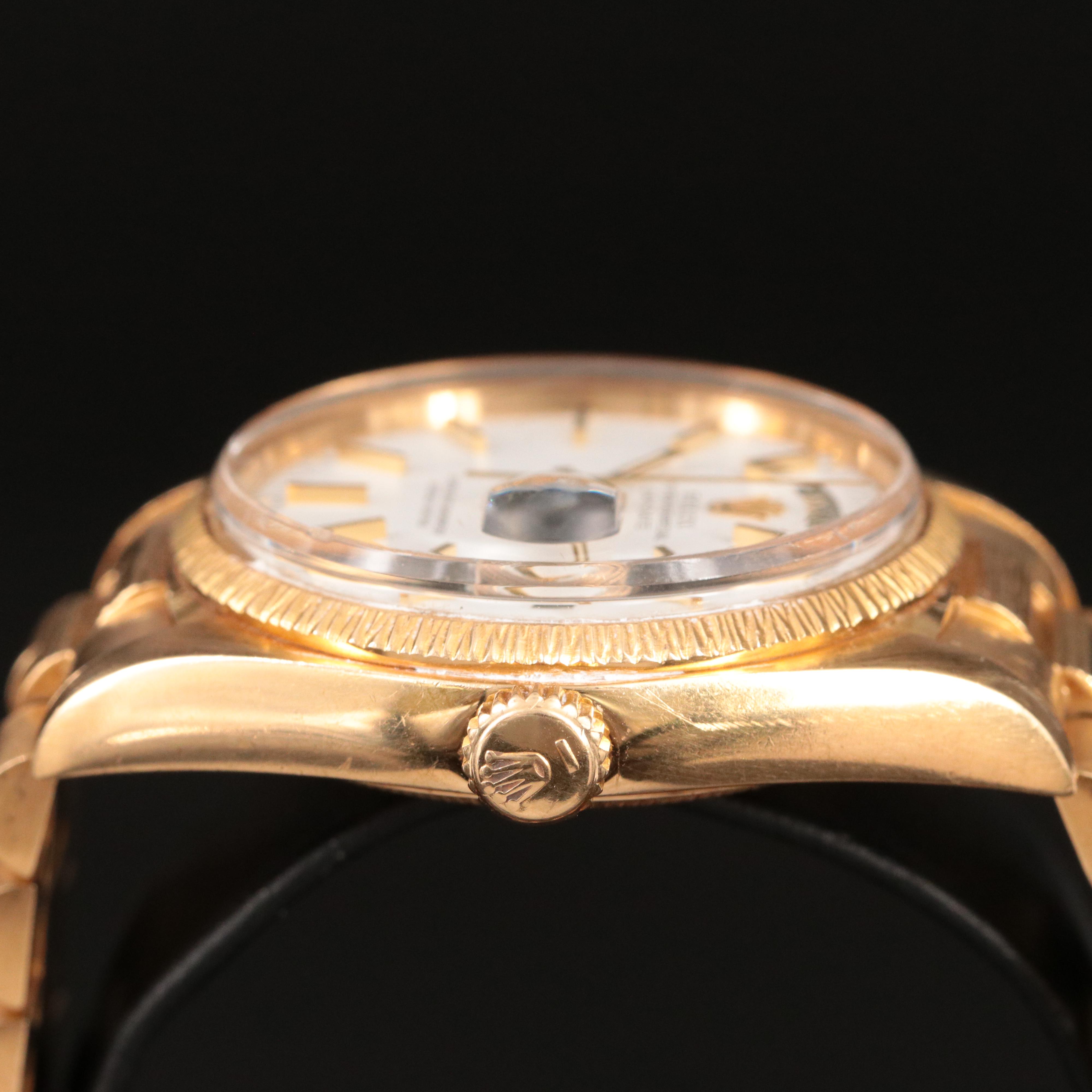 1977 Rolex Day-Date Bark Finish President Watch