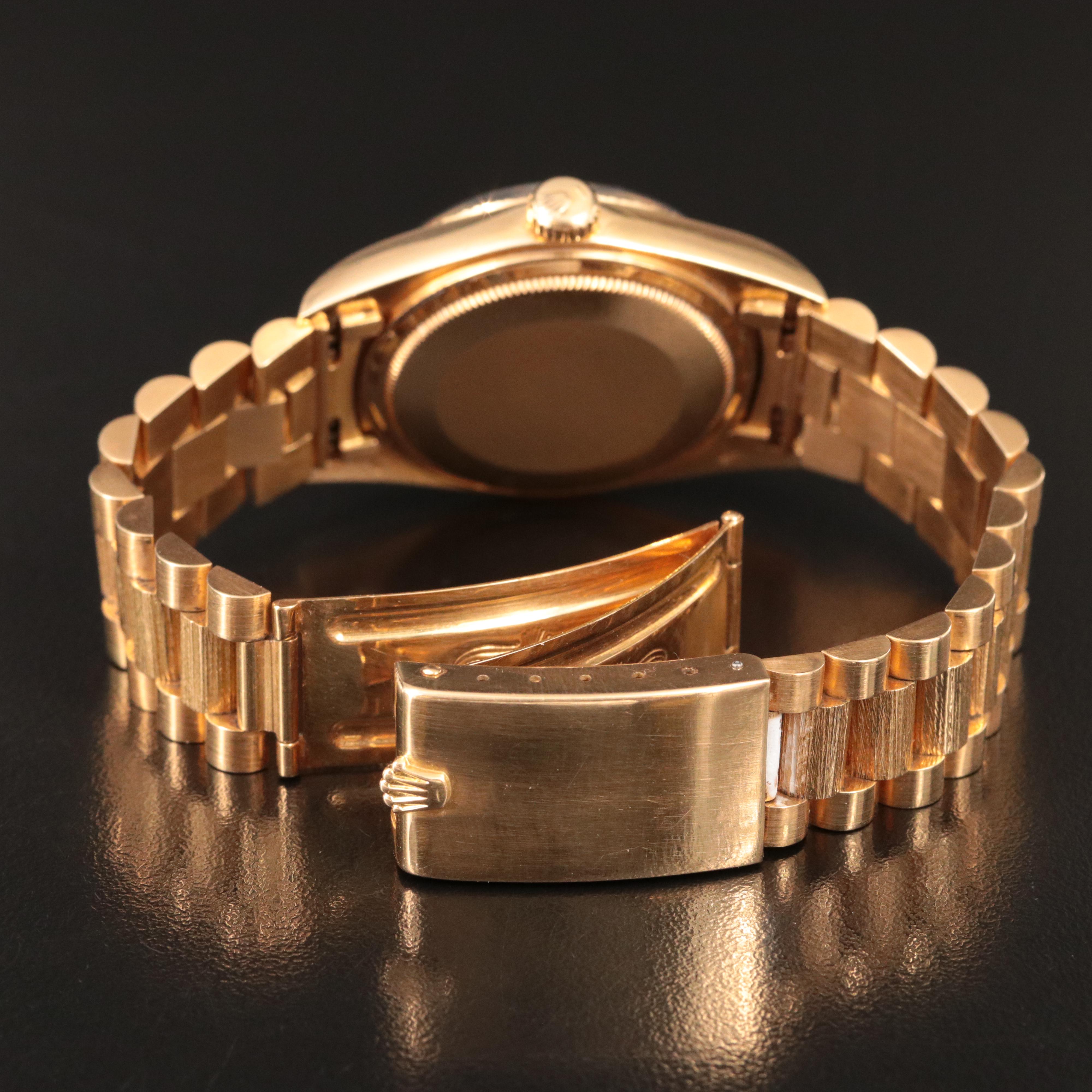 1977 Rolex Day-Date Bark Finish President Watch