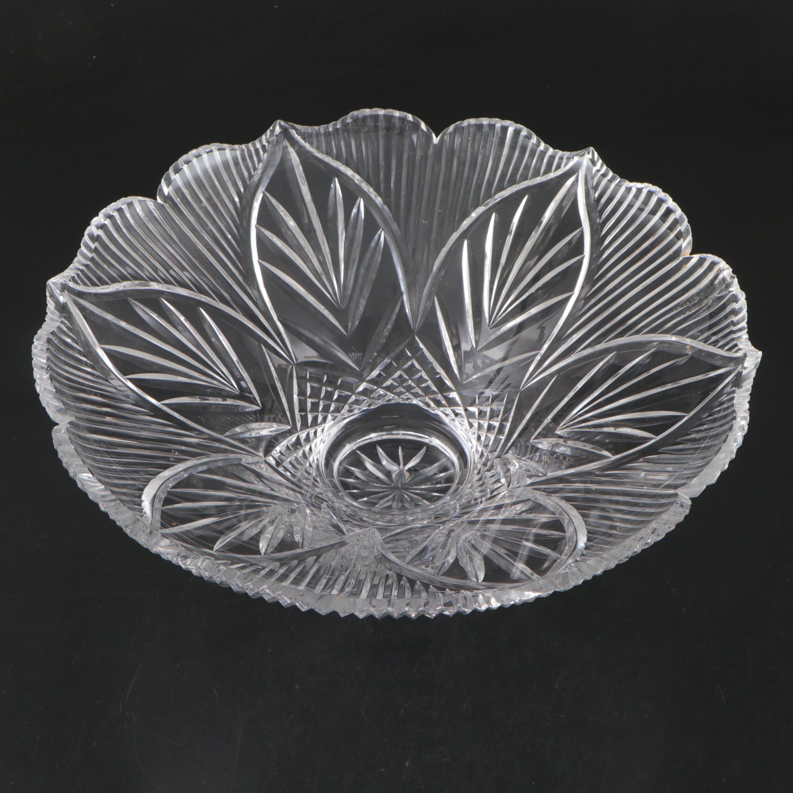 Waterford "Lismore" Crystal Vase, Designers Gallery Bowl, Scottish Crystal Bowl