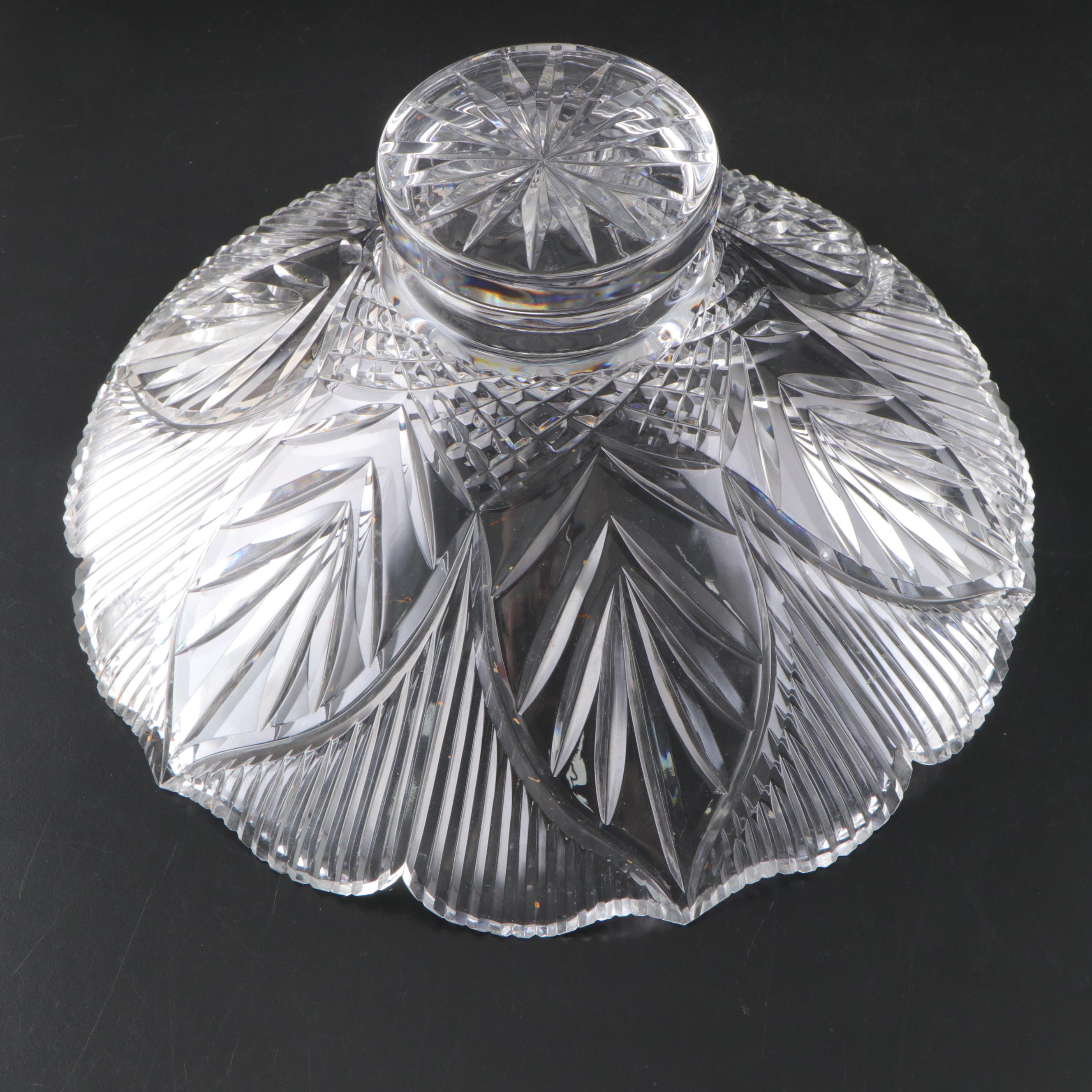 Waterford "Lismore" Crystal Vase, Designers Gallery Bowl, Scottish Crystal Bowl
