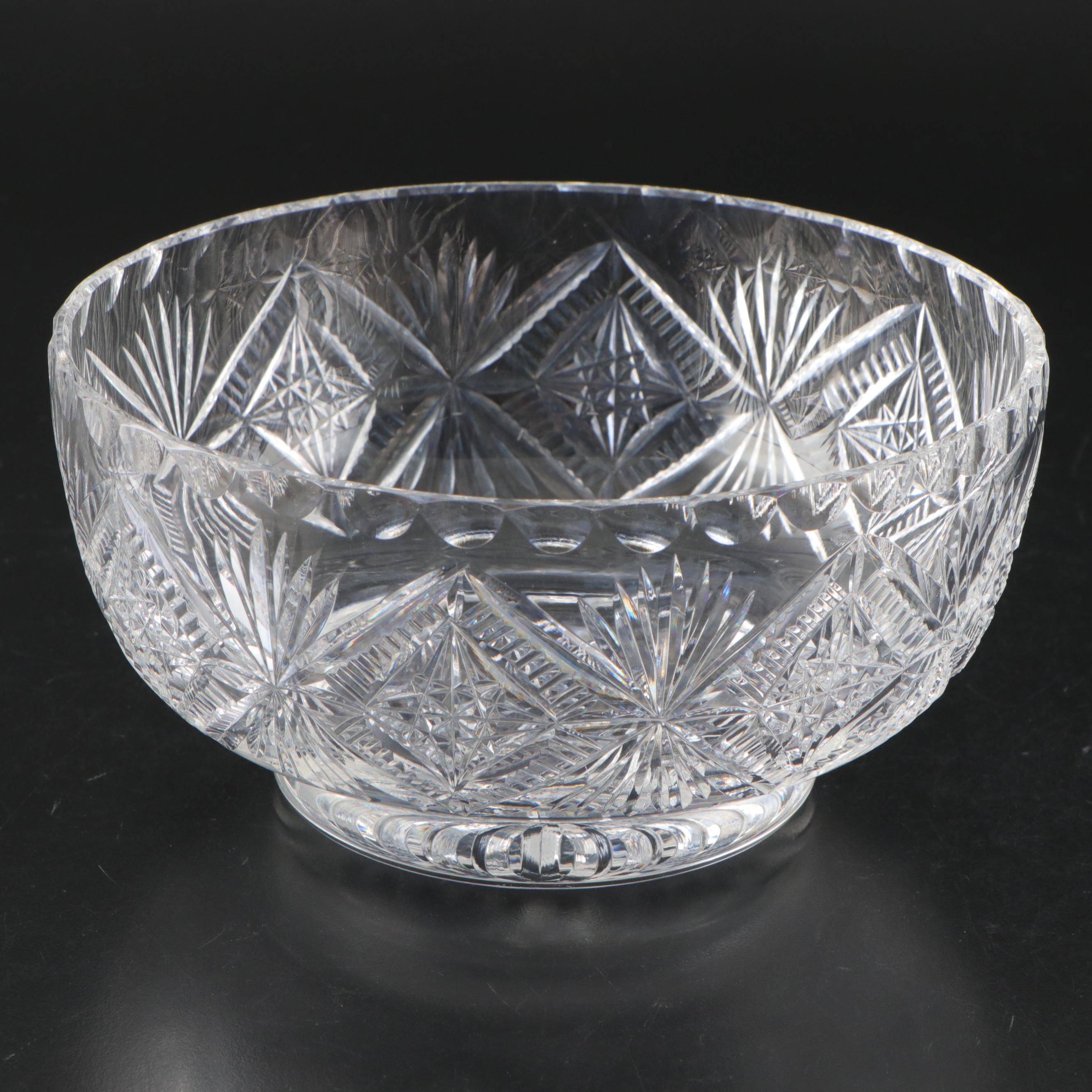 Waterford "Lismore" Crystal Vase, Designers Gallery Bowl, Scottish Crystal Bowl