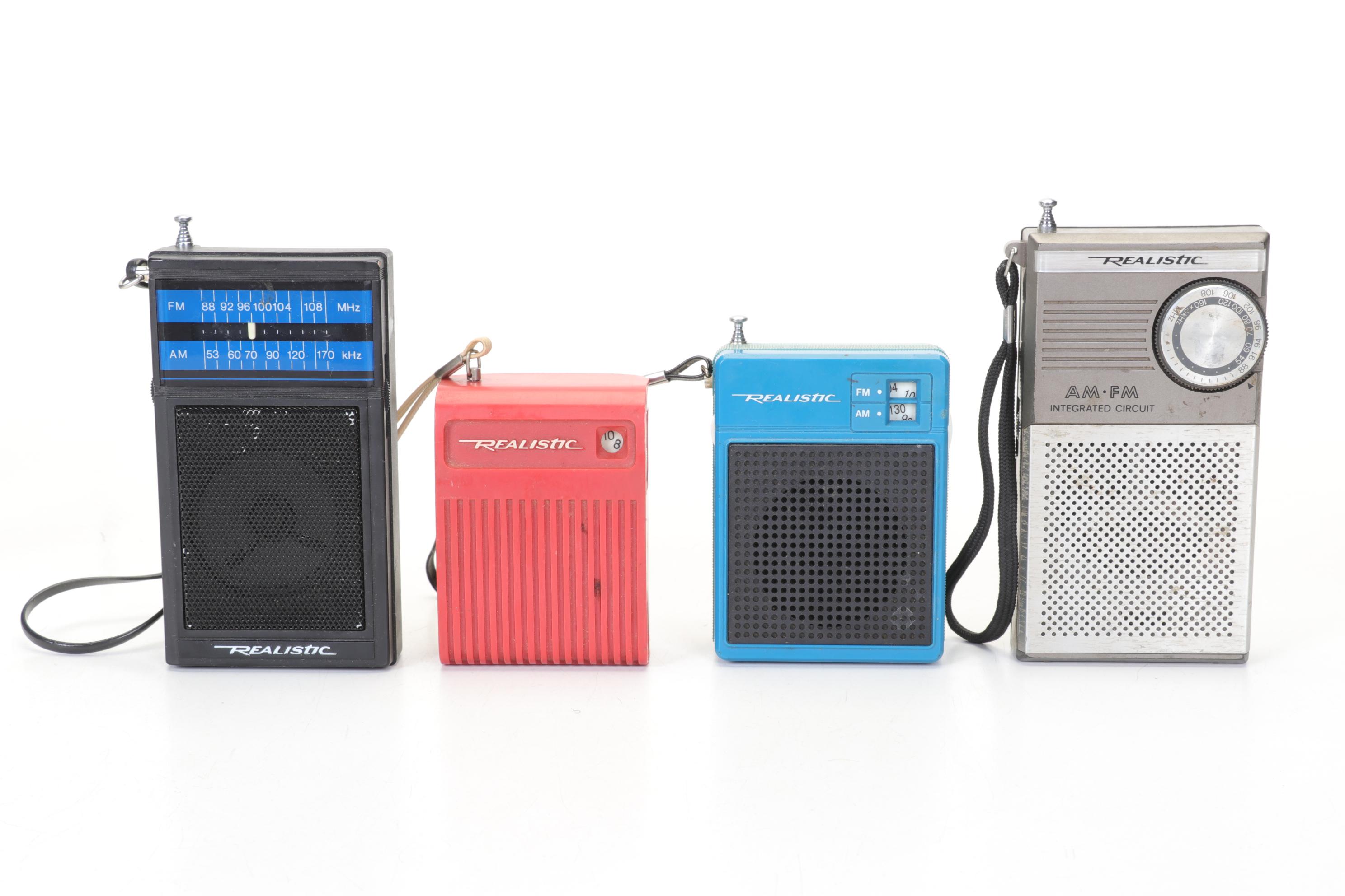 Portable Transistor Radios Featuring Panasonic, GE, and More