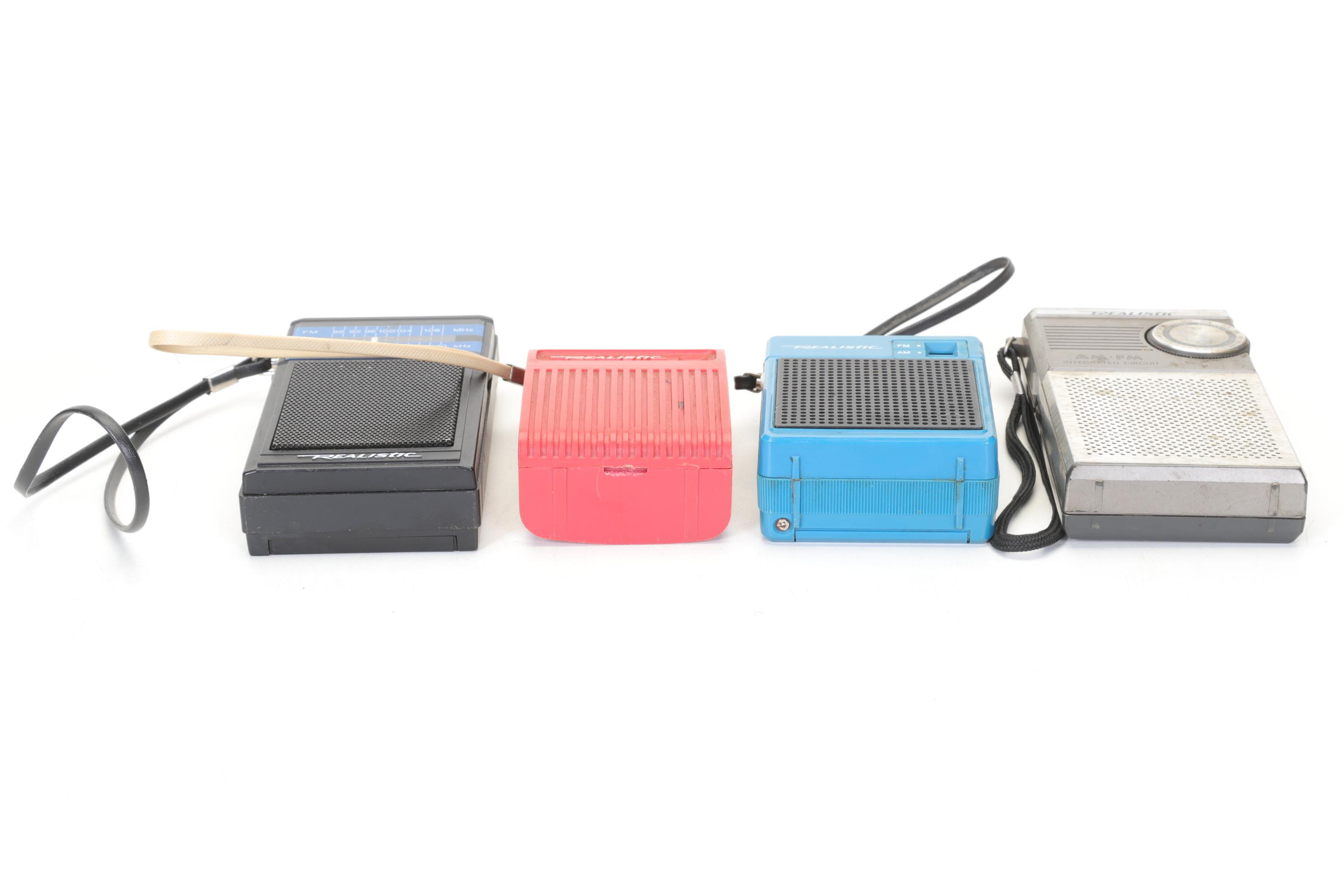 Portable Transistor Radios Featuring Panasonic, GE, and More