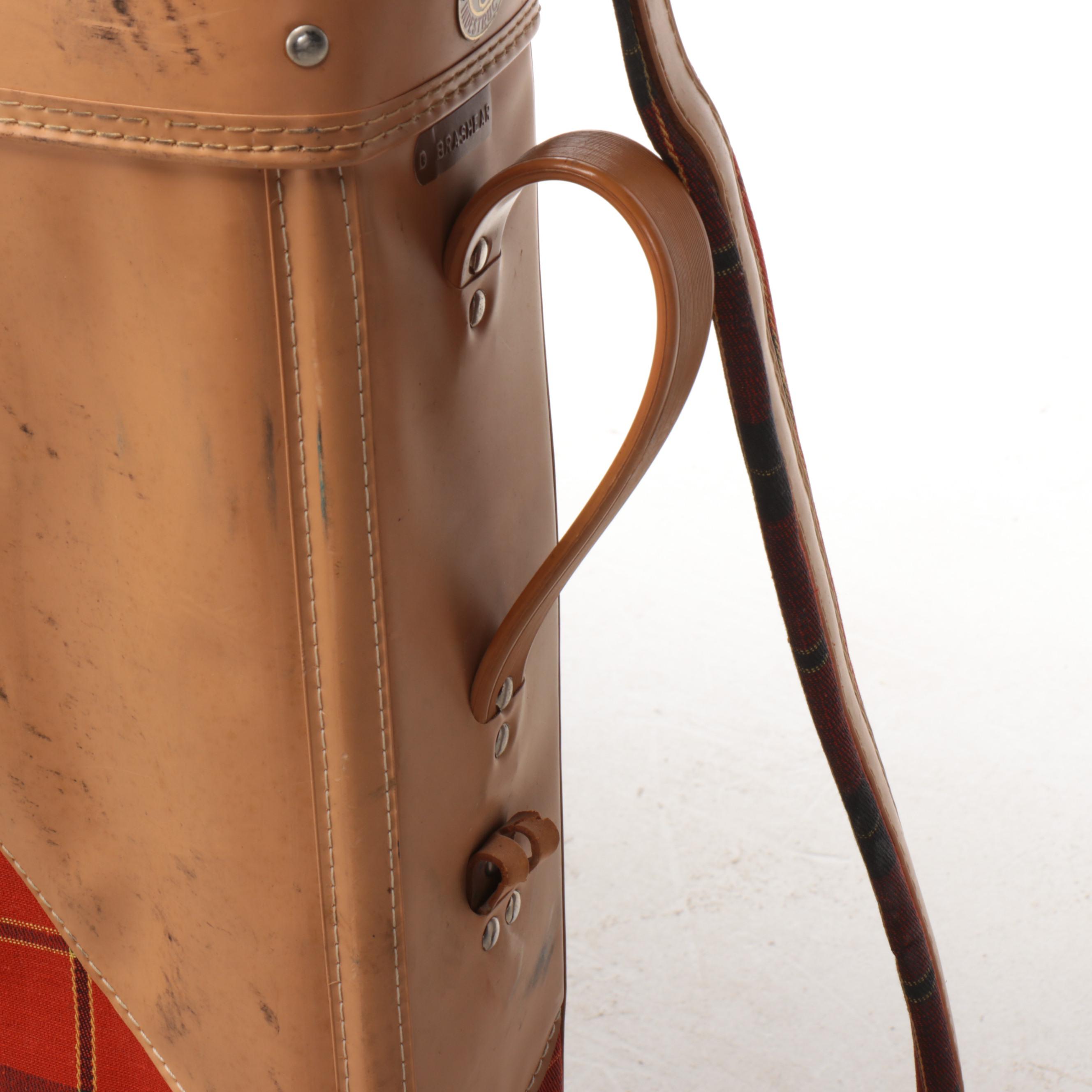 Wilson Sam Snead Blue Ridge Irons and Strata-Bloc Woods in Indestructo Golf Bag