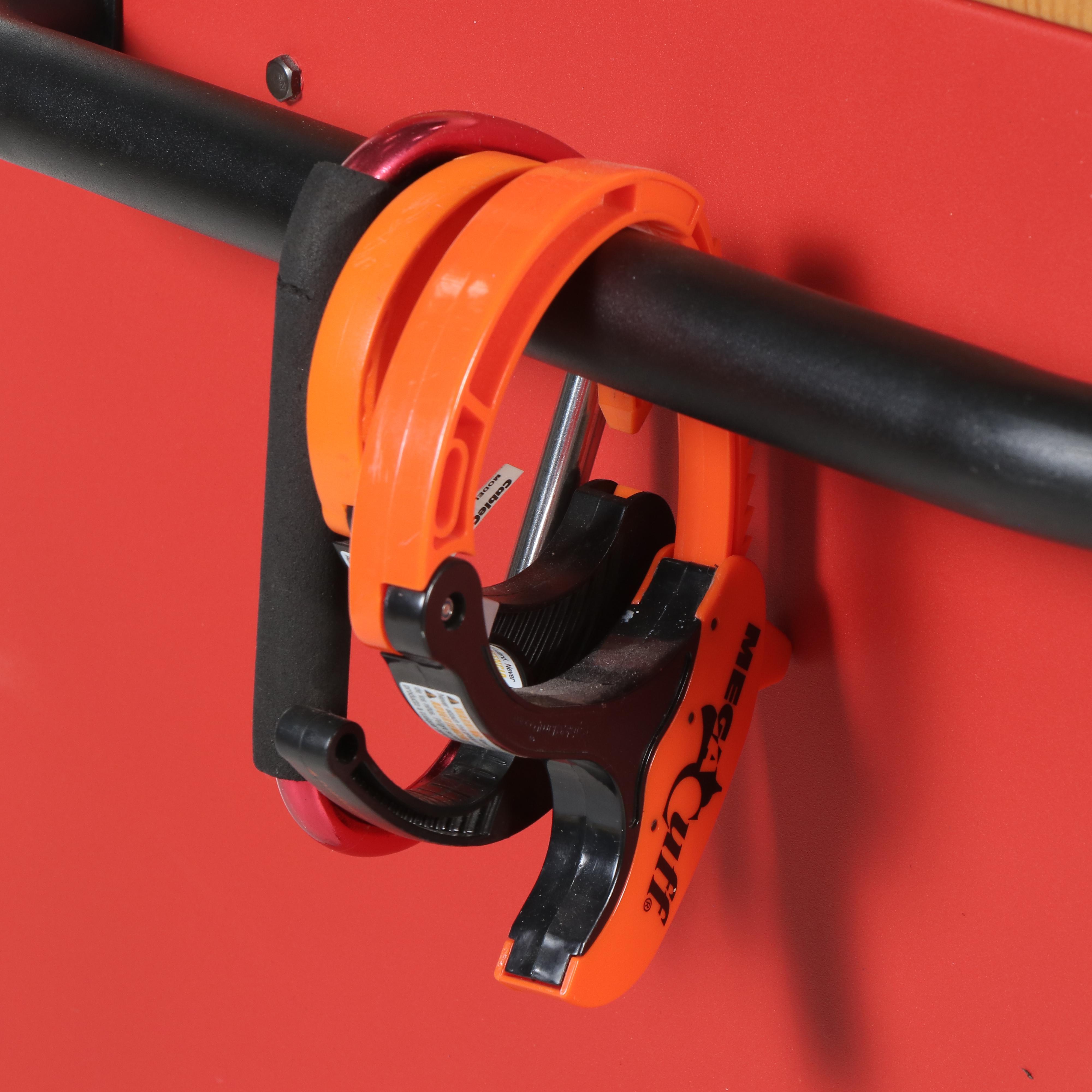 Milwaukee Tool Bench on Locking Casters With Peg Board Organizer and Tools