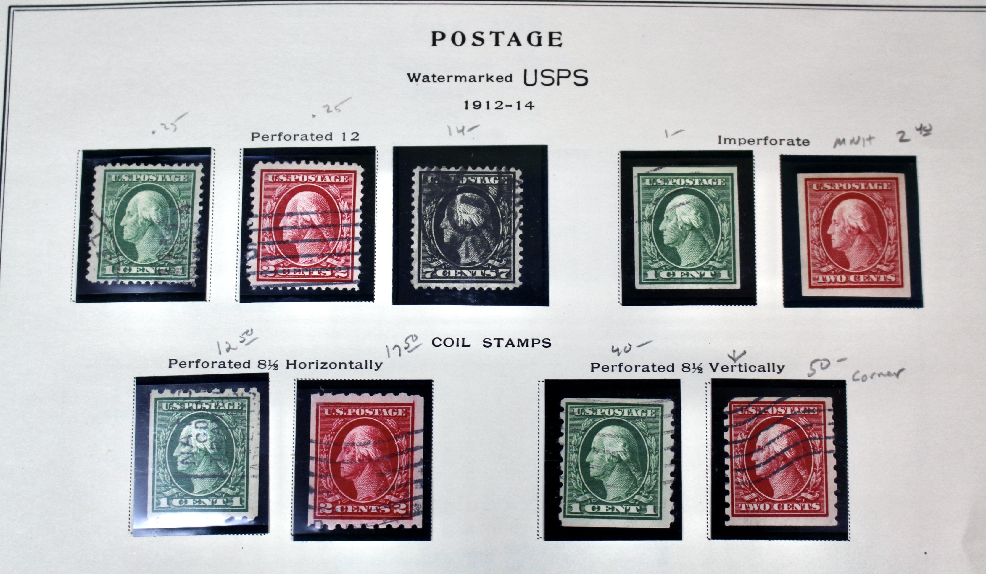 Extensive Mint and Used U.S. Postage Stamp Collection, 1902 to 1929
