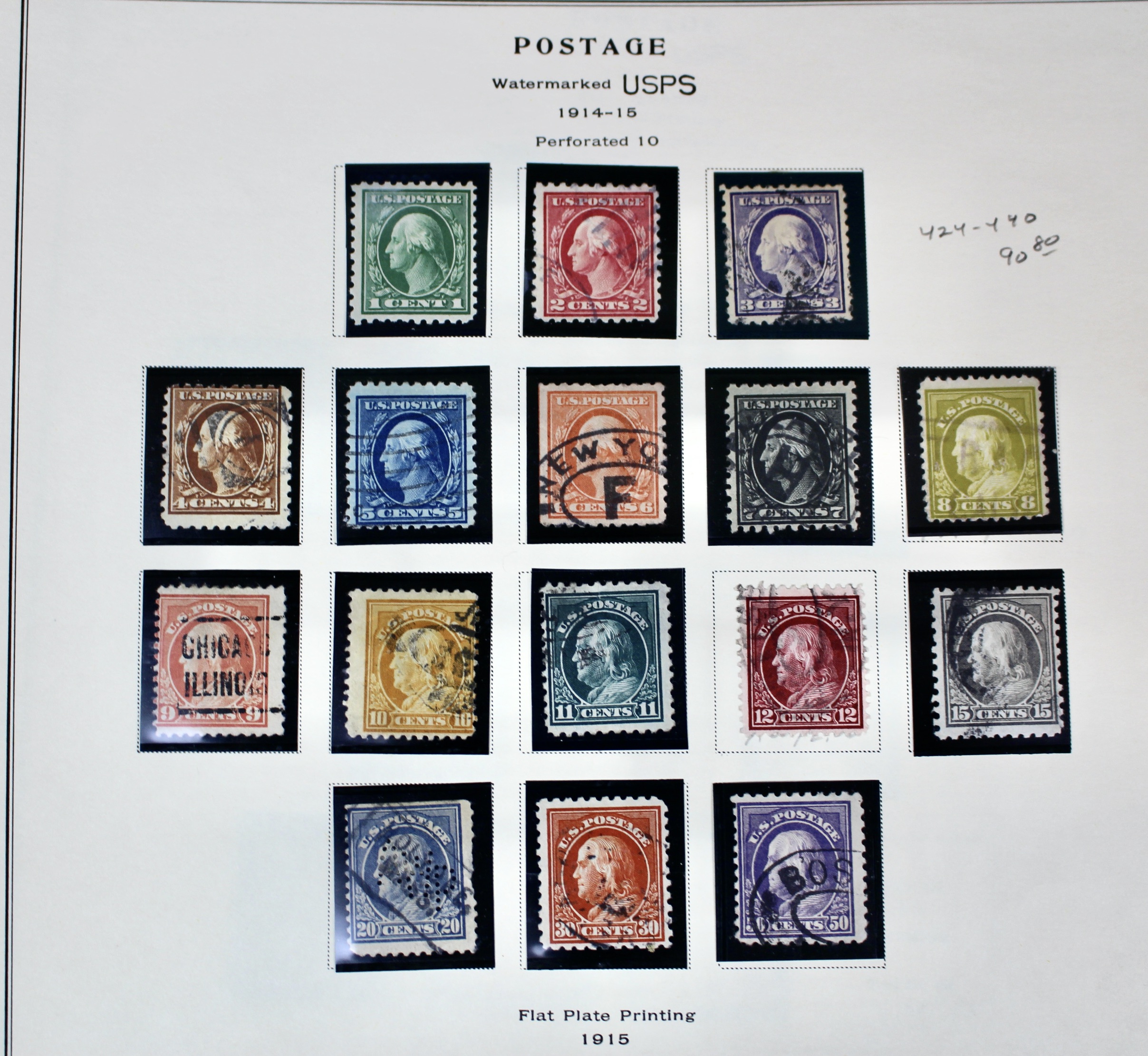 Extensive Mint and Used U.S. Postage Stamp Collection, 1902 to 1929