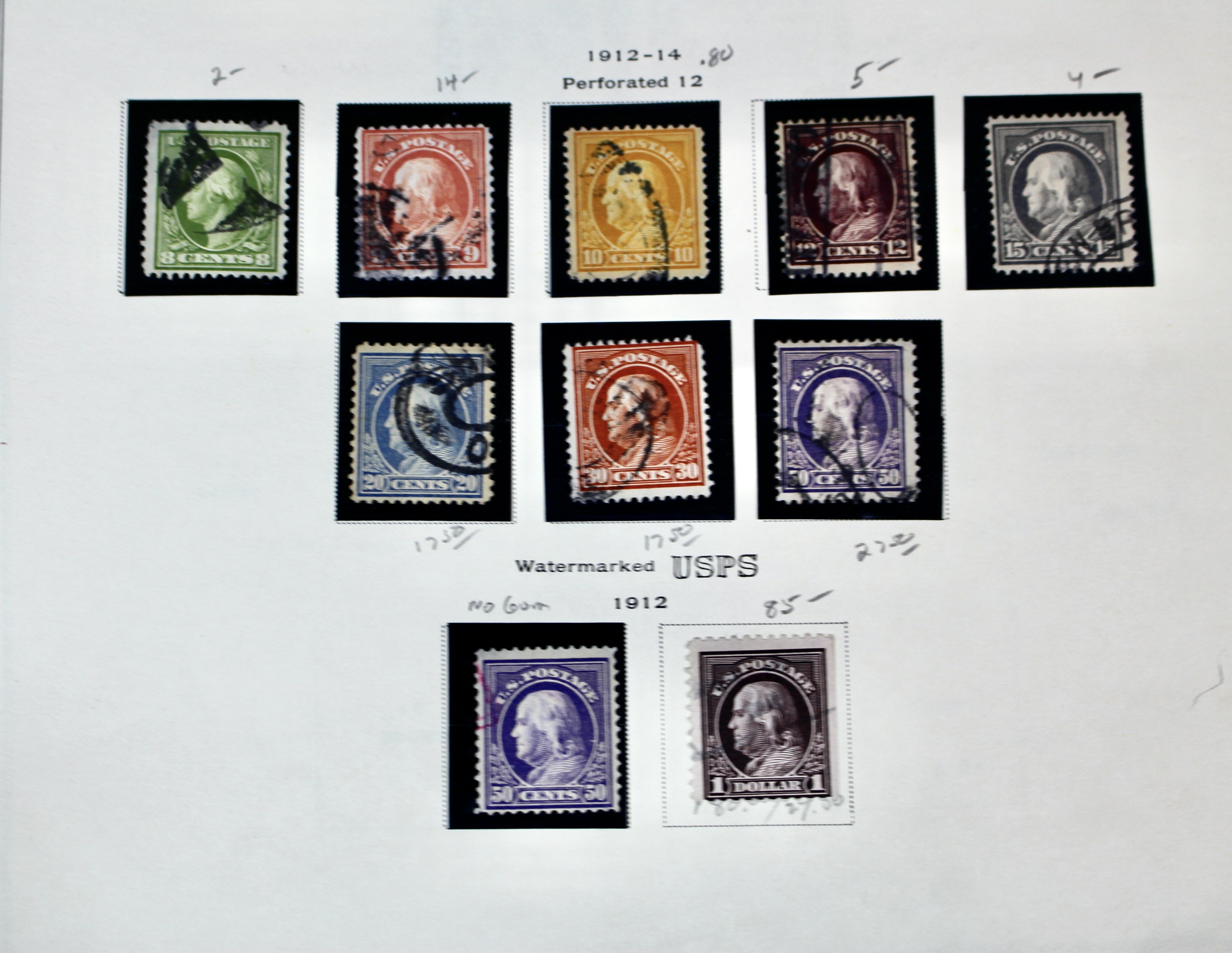 Extensive Mint and Used U.S. Postage Stamp Collection, 1902 to 1929