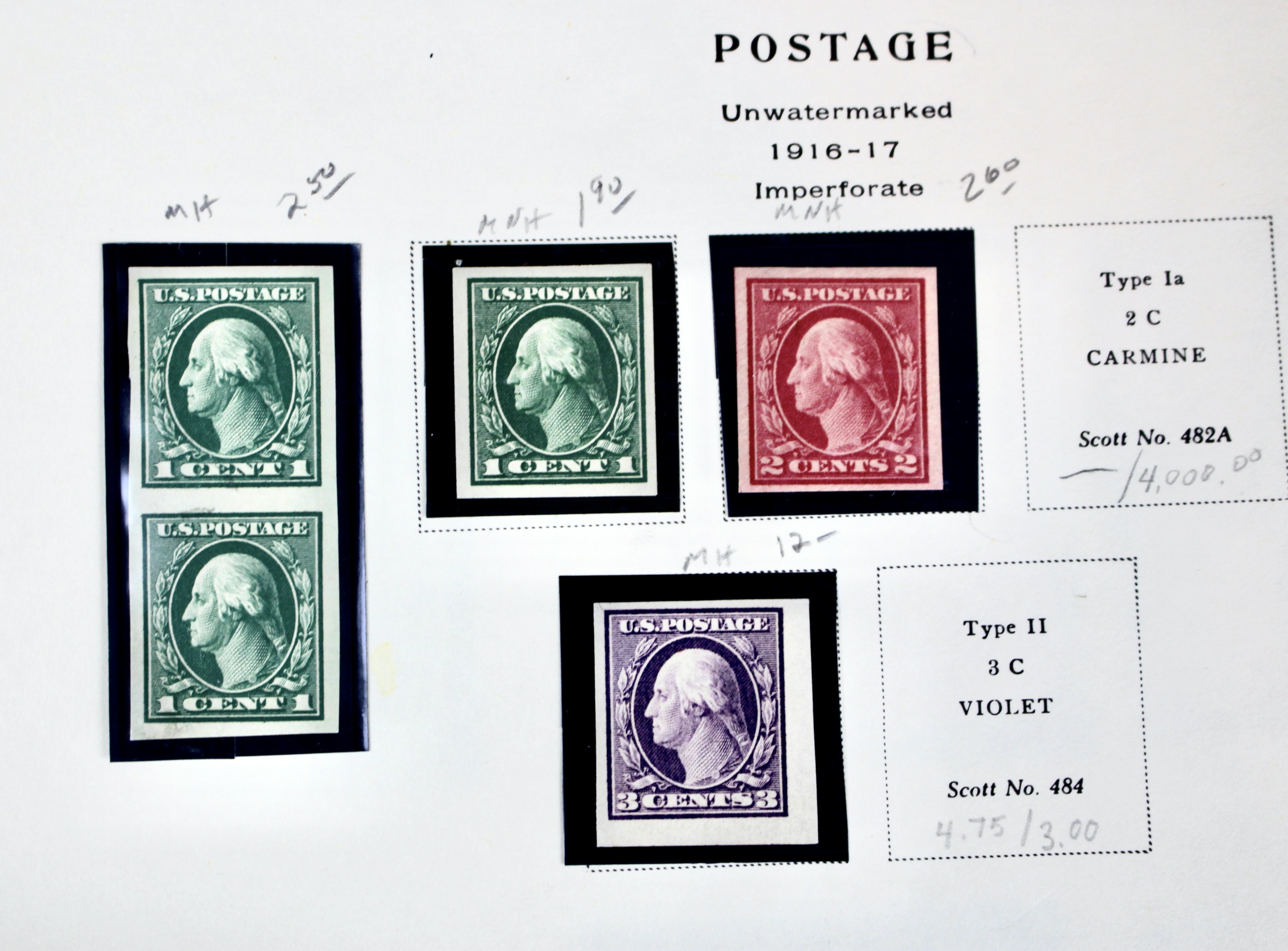Extensive Mint and Used U.S. Postage Stamp Collection, 1902 to 1929