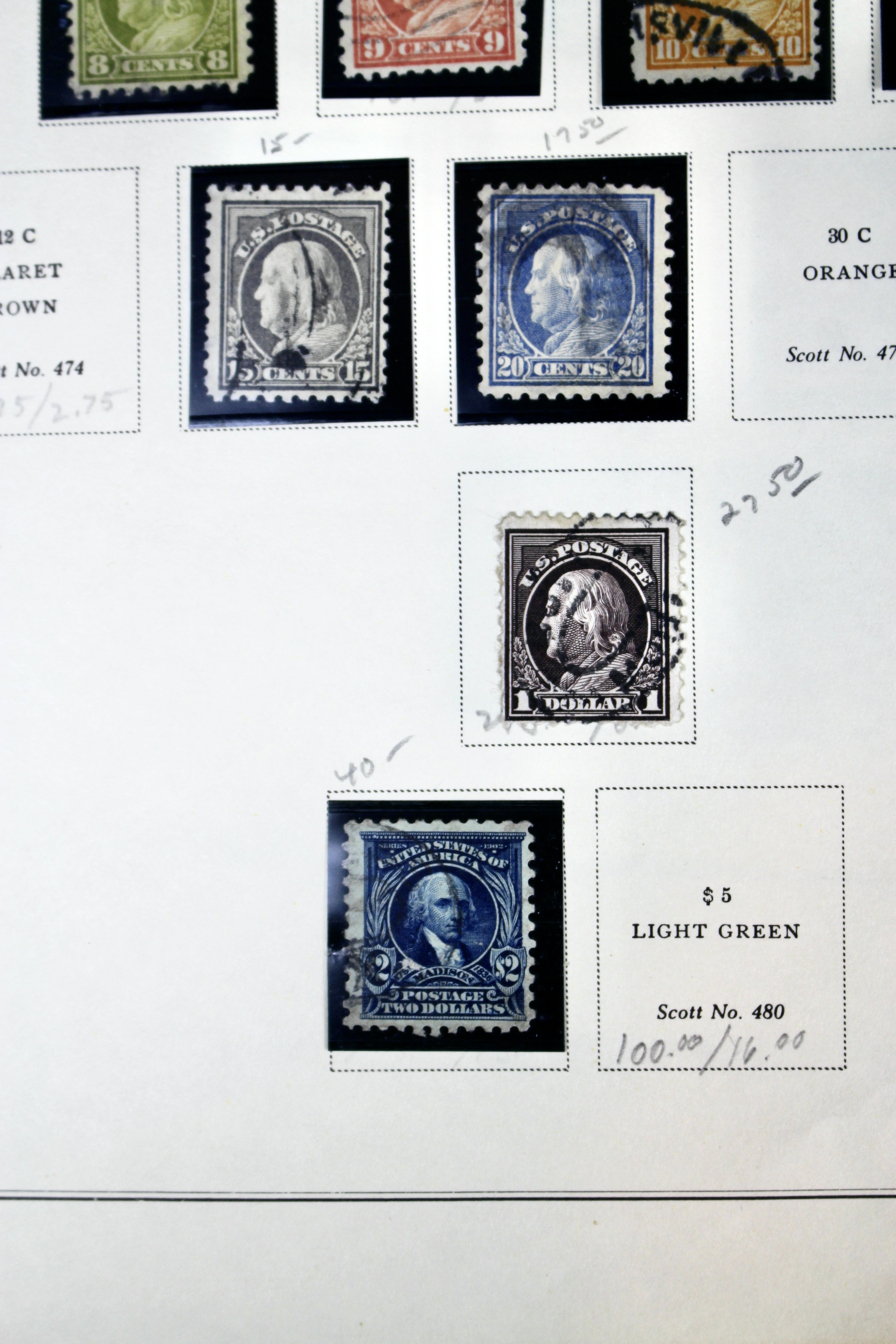 Extensive Mint and Used U.S. Postage Stamp Collection, 1902 to 1929