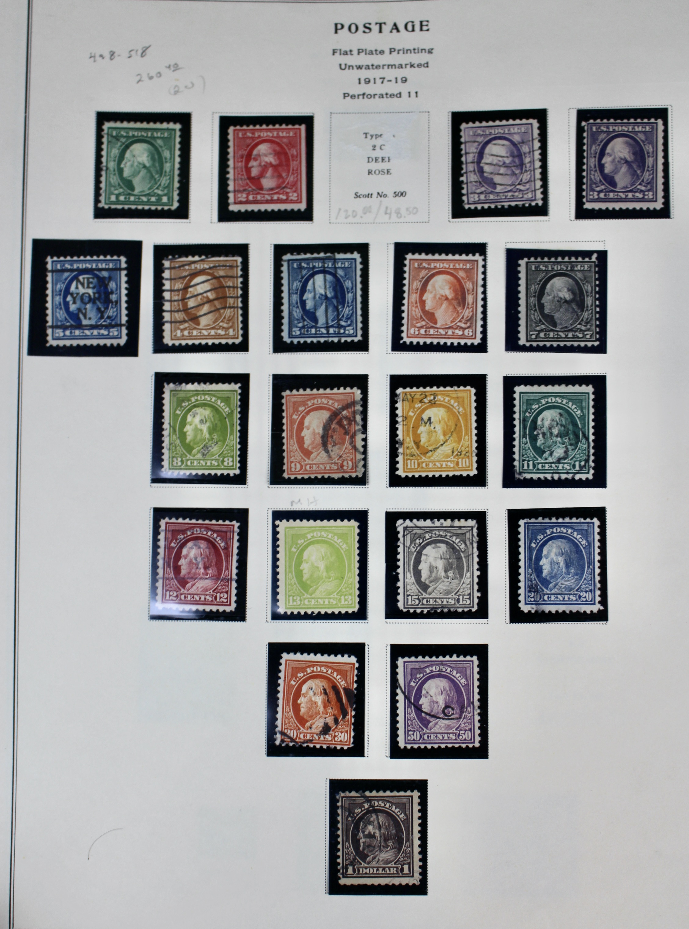 Extensive Mint and Used U.S. Postage Stamp Collection, 1902 to 1929