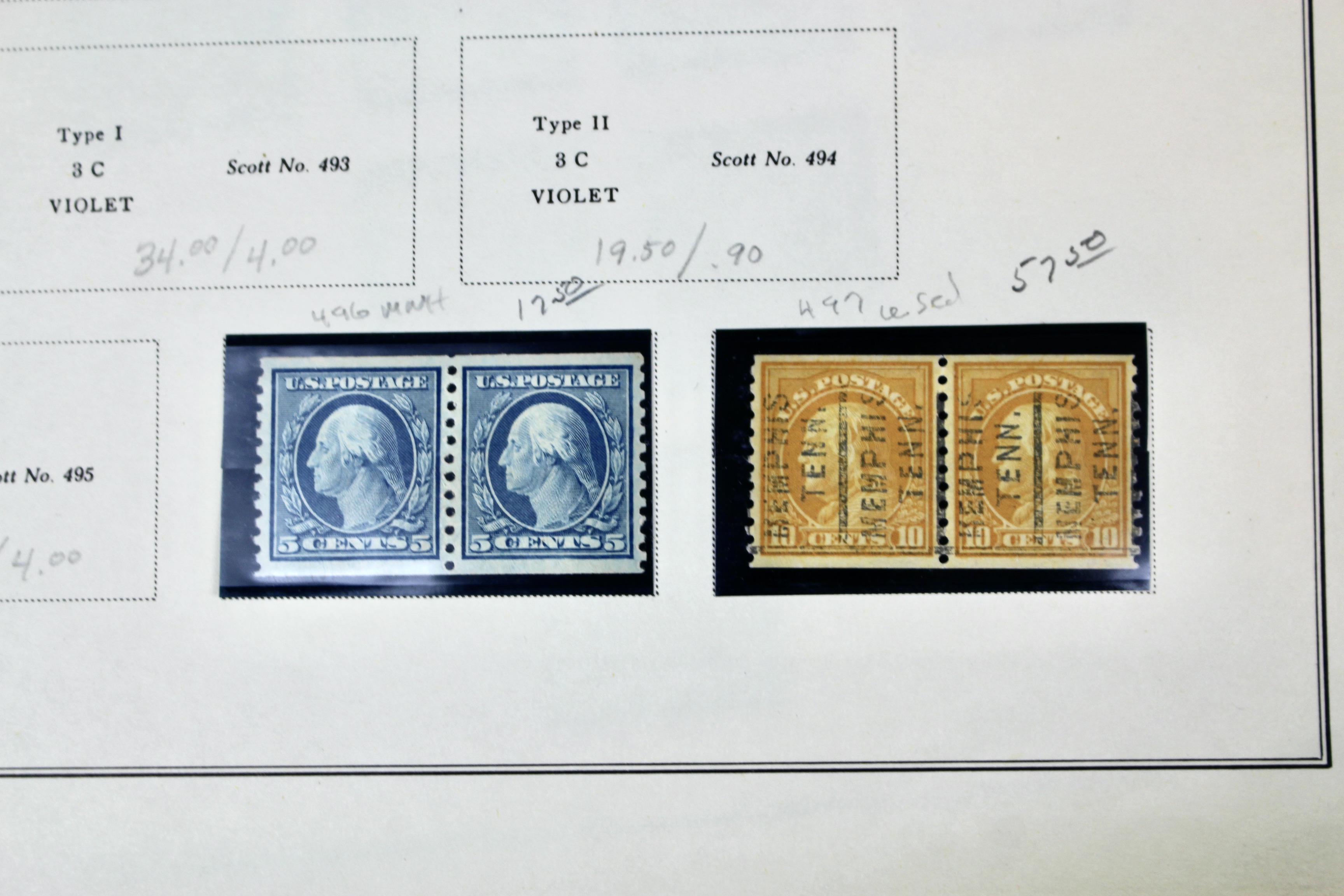 Extensive Mint and Used U.S. Postage Stamp Collection, 1902 to 1929