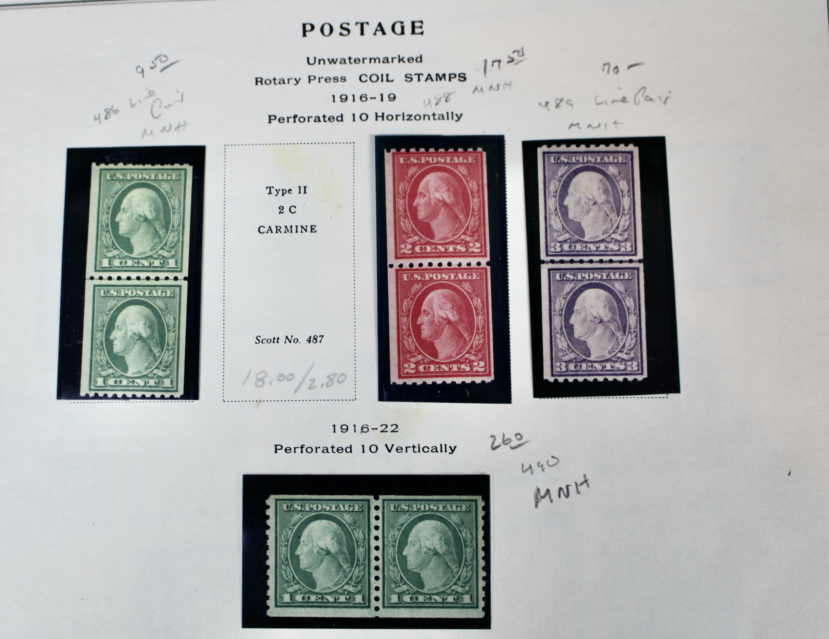 Extensive Mint and Used U.S. Postage Stamp Collection, 1902 to 1929