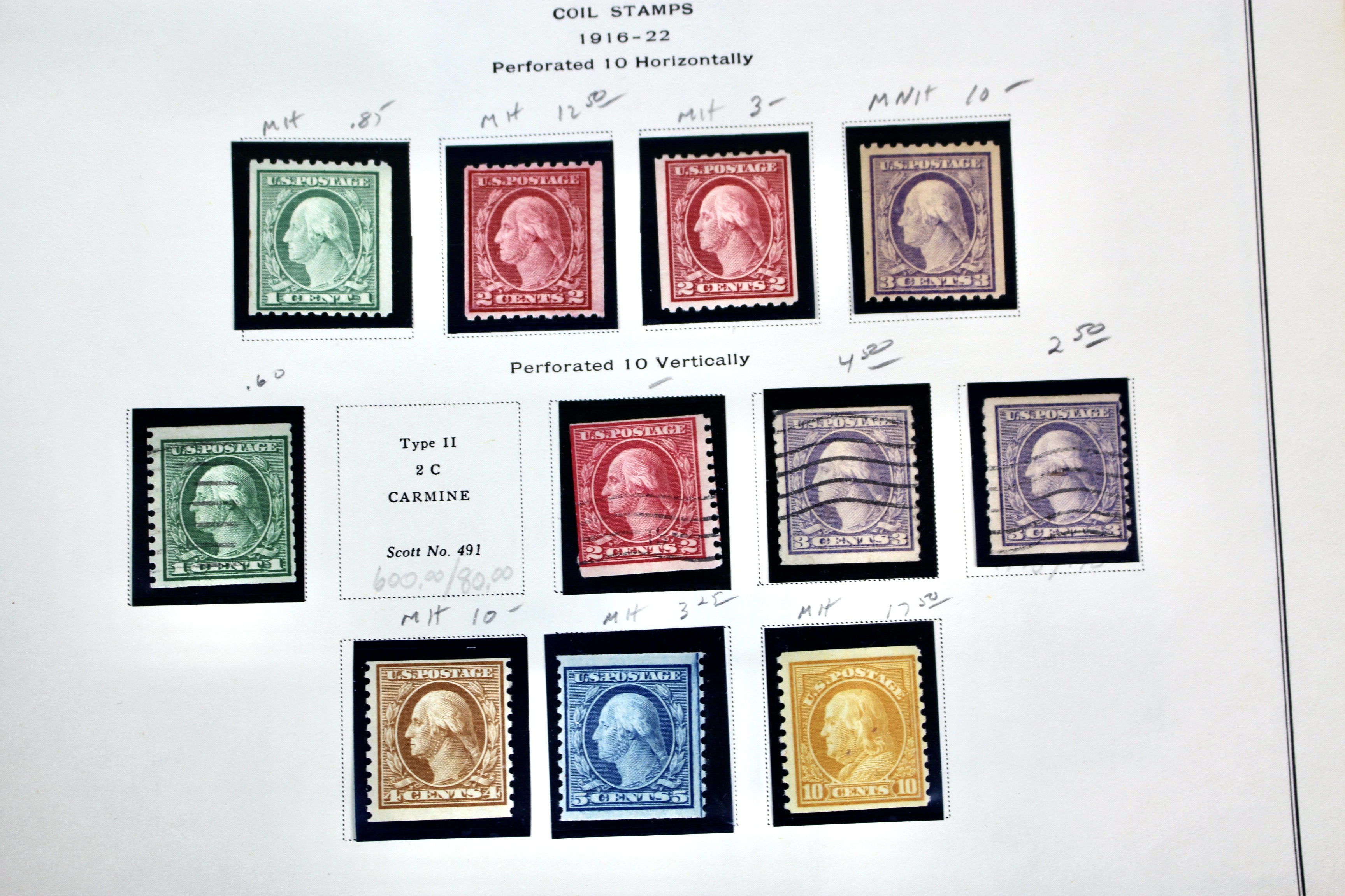 Extensive Mint and Used U.S. Postage Stamp Collection, 1902 to 1929