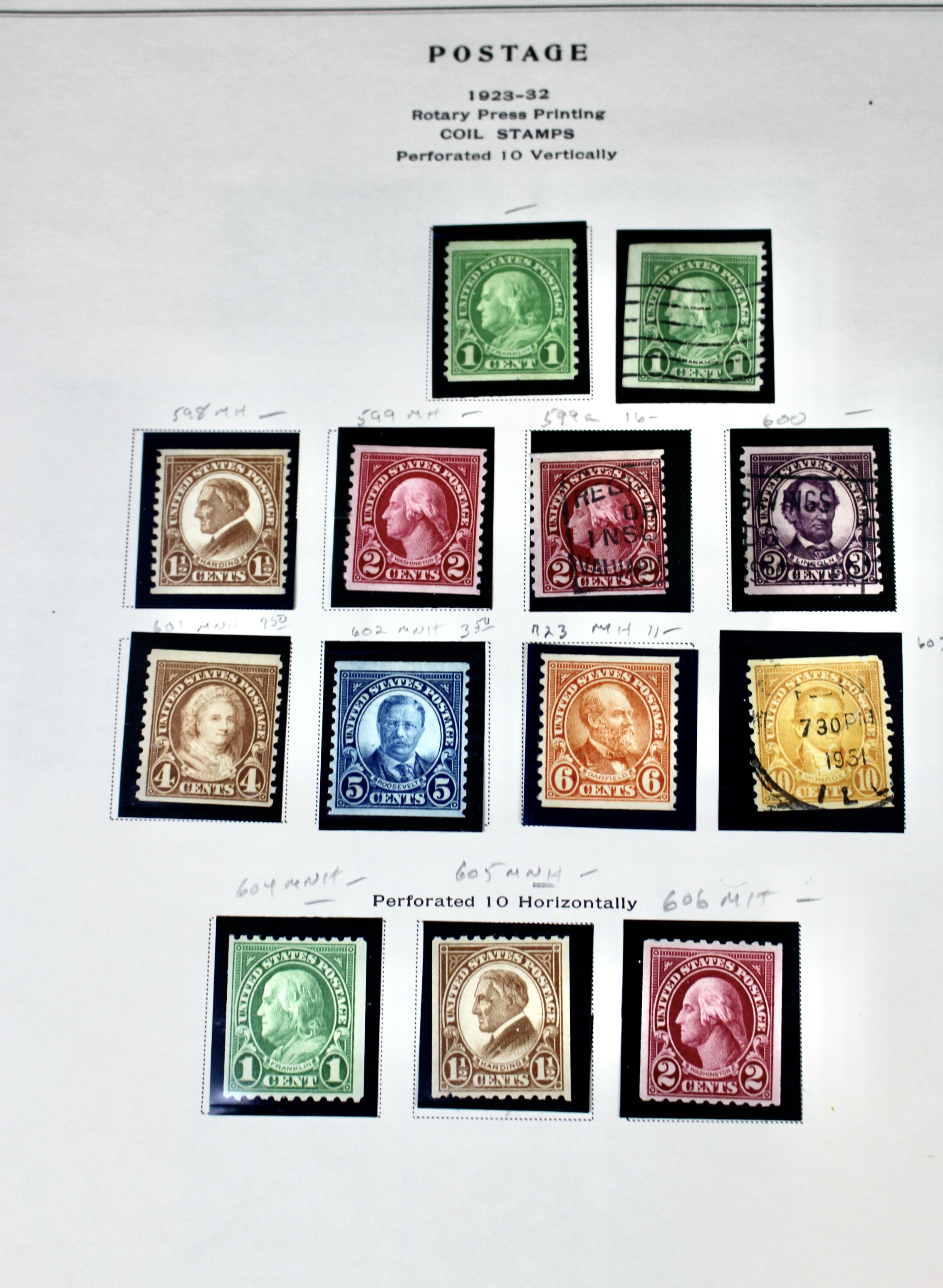Extensive Mint and Used U.S. Postage Stamp Collection, 1902 to 1929