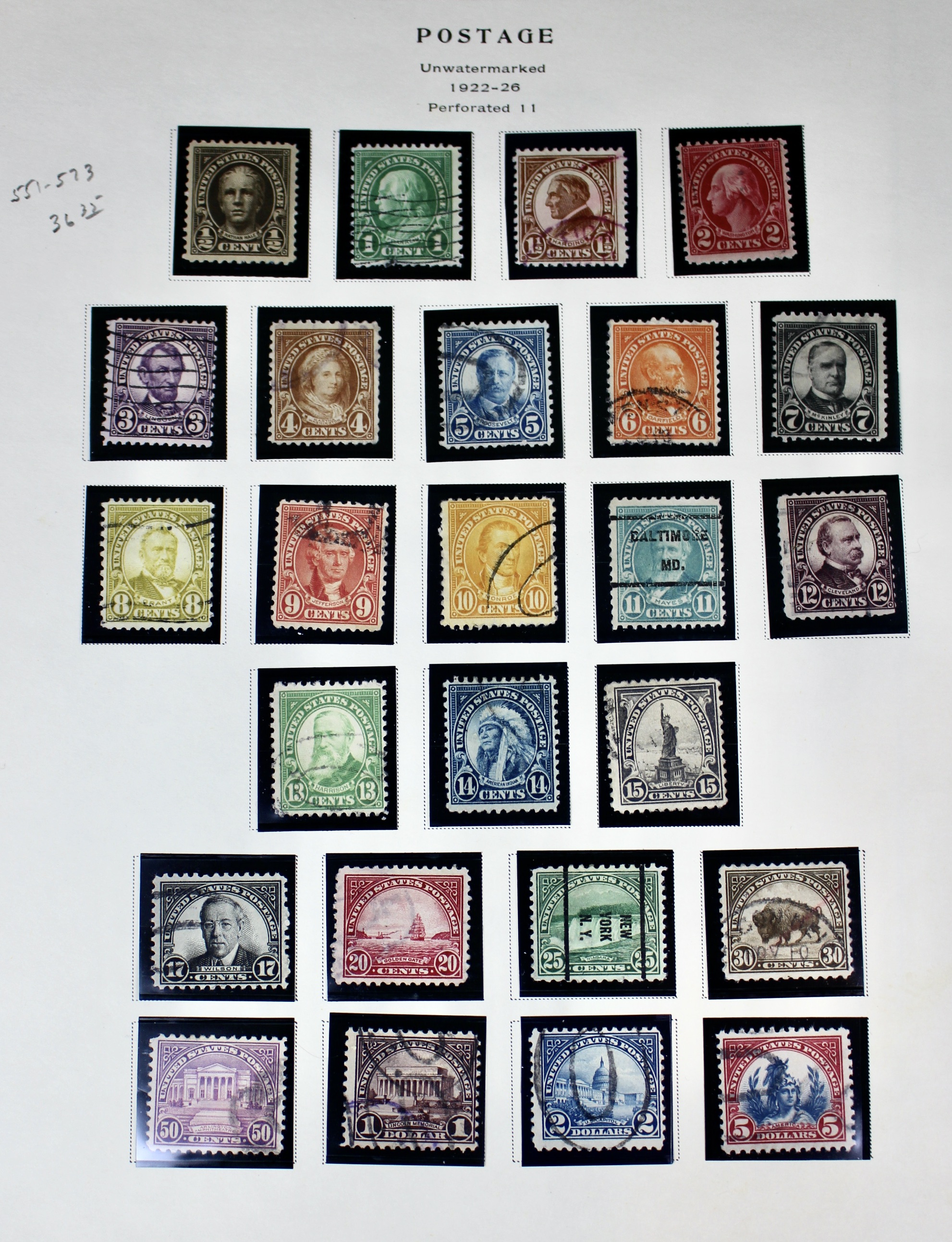Extensive Mint and Used U.S. Postage Stamp Collection, 1902 to 1929