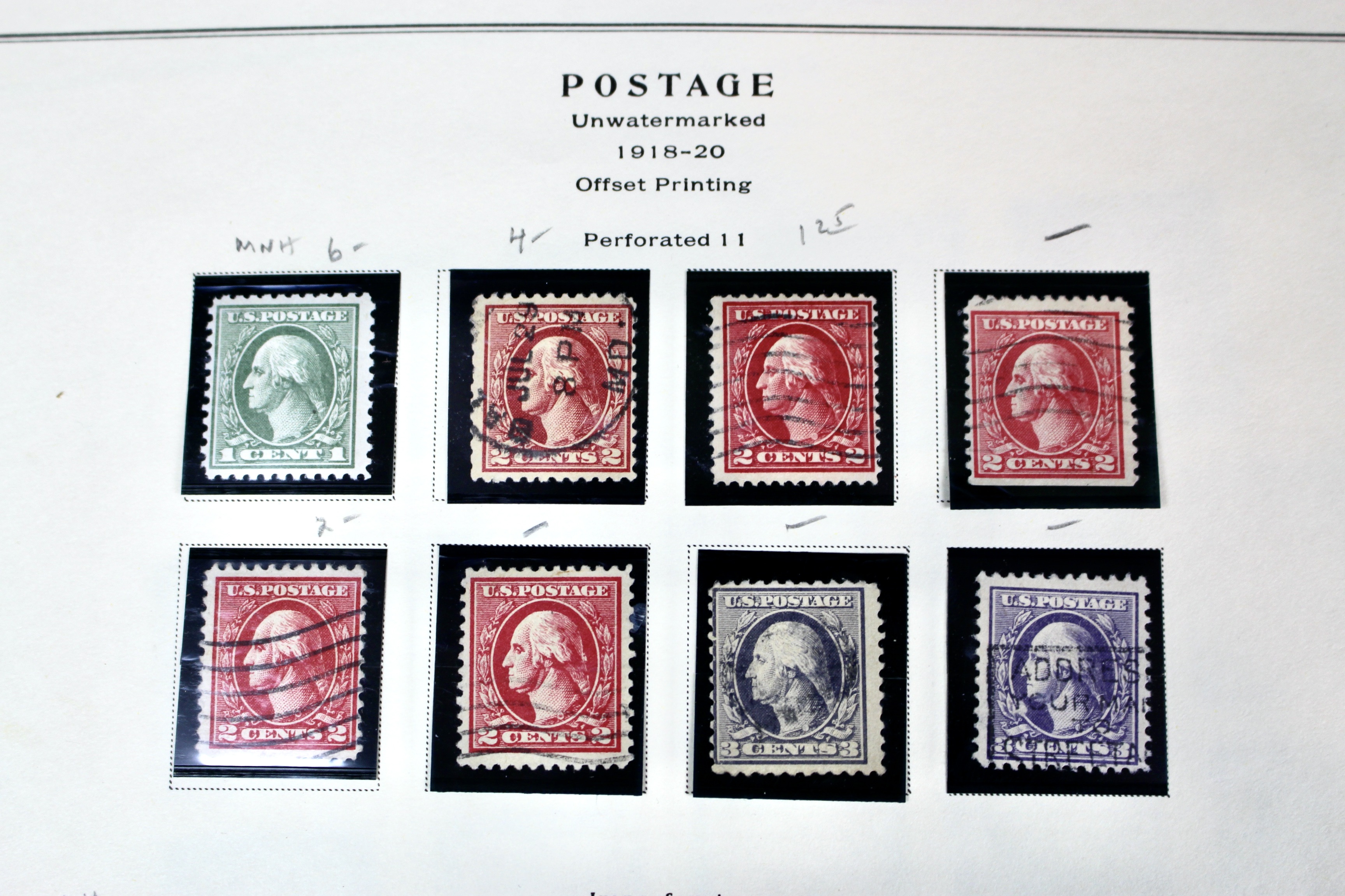 Extensive Mint and Used U.S. Postage Stamp Collection, 1902 to 1929