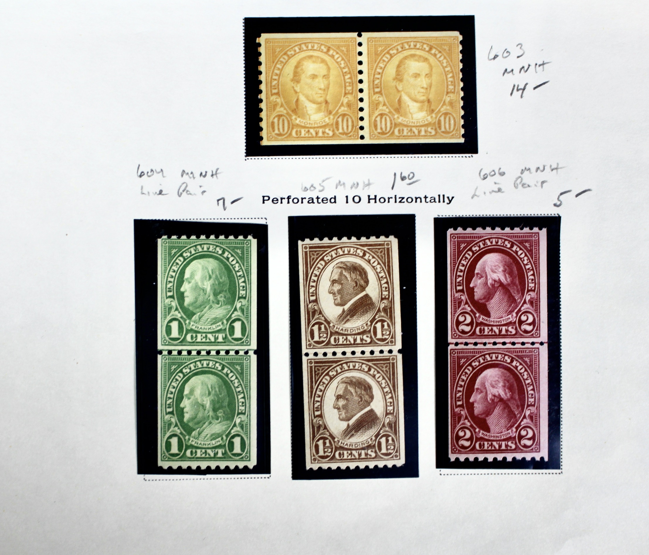 Extensive Mint and Used U.S. Postage Stamp Collection, 1902 to 1929