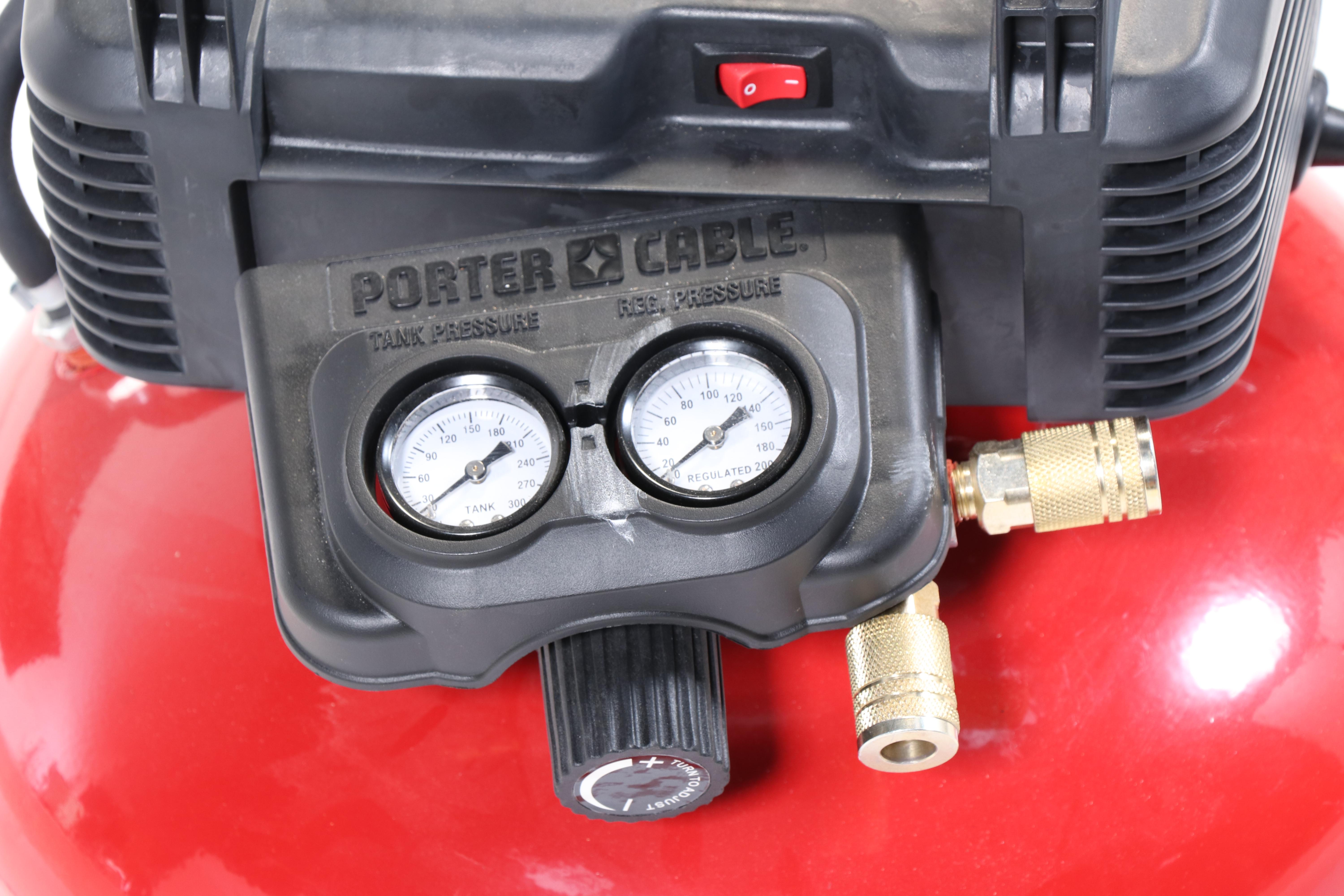 Porter-Cable C2002 6 Gallon 150 PSI Portable Electric Pancake Air Compressor