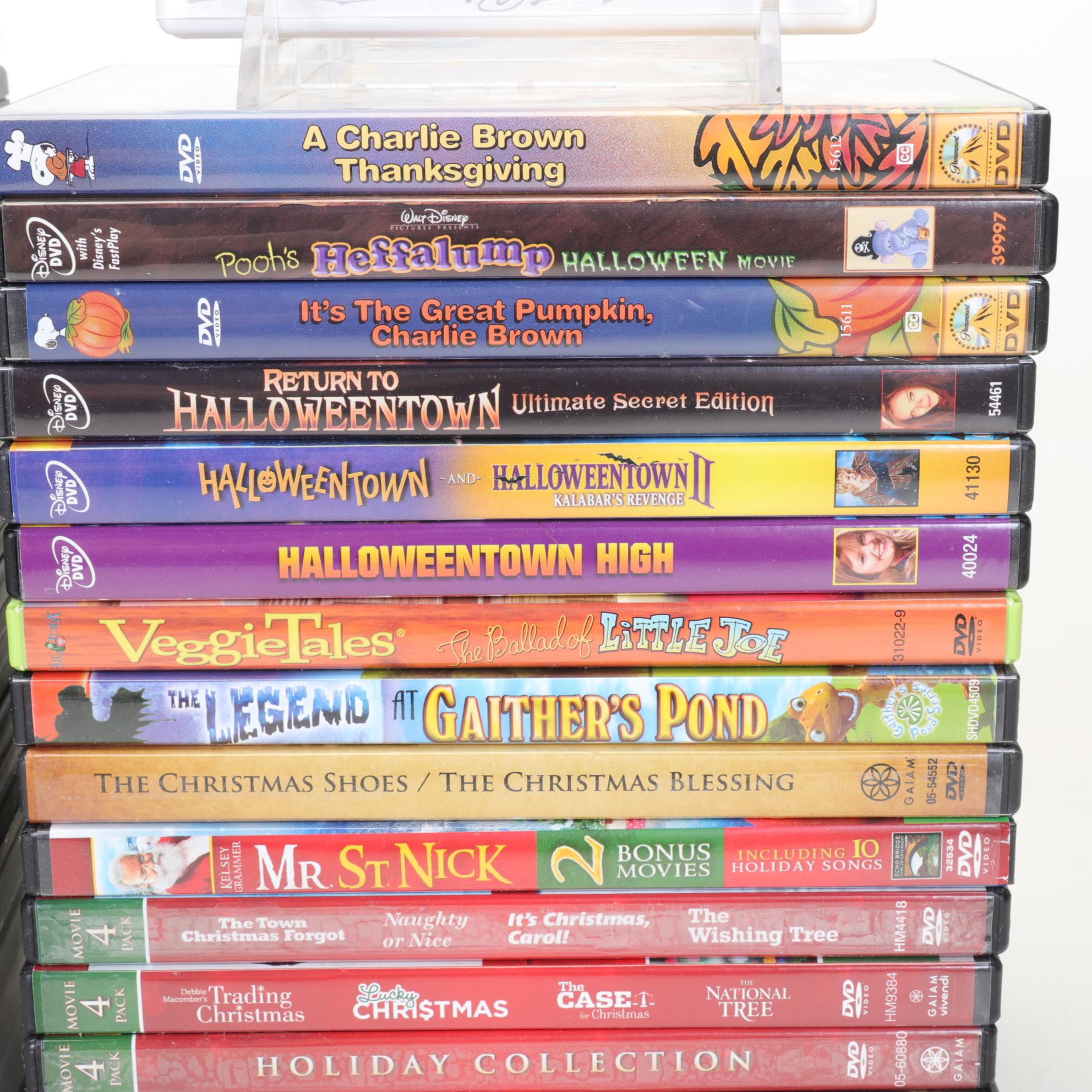 Seasonal DVD Collection Featuring Christmas and Halloween