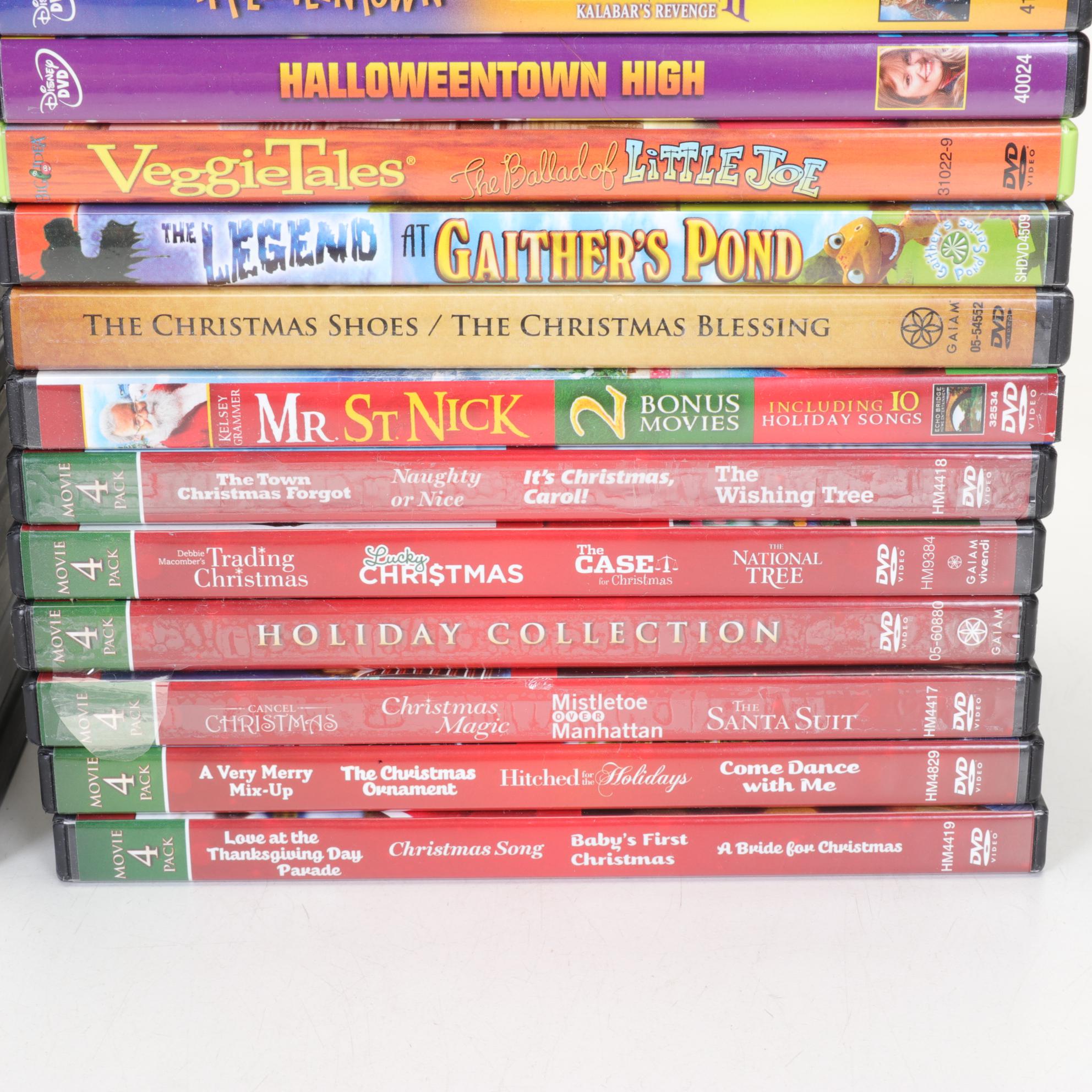 Seasonal DVD Collection Featuring Christmas and Halloween