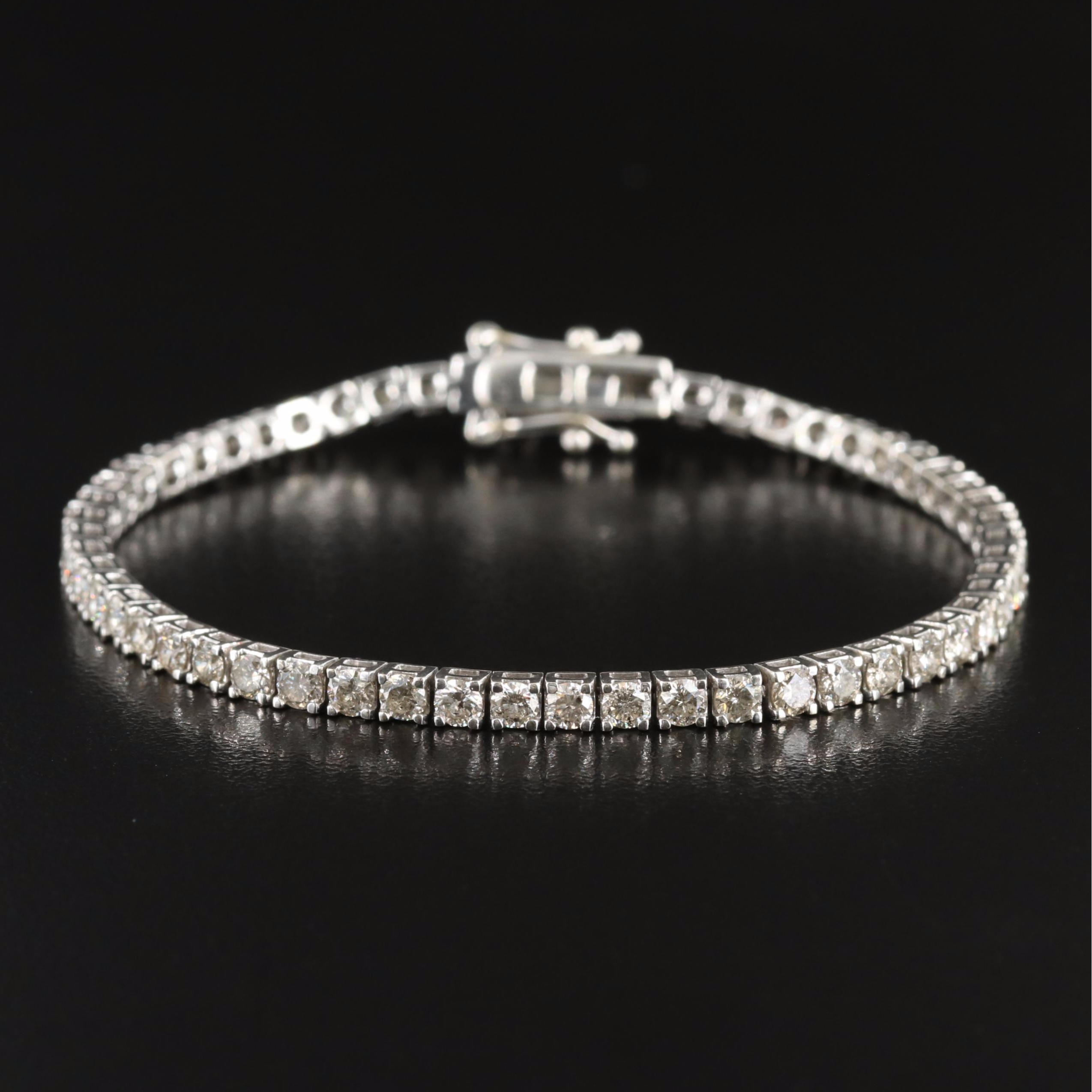 14K 4.91 CTW Diamond Line Bracelet
