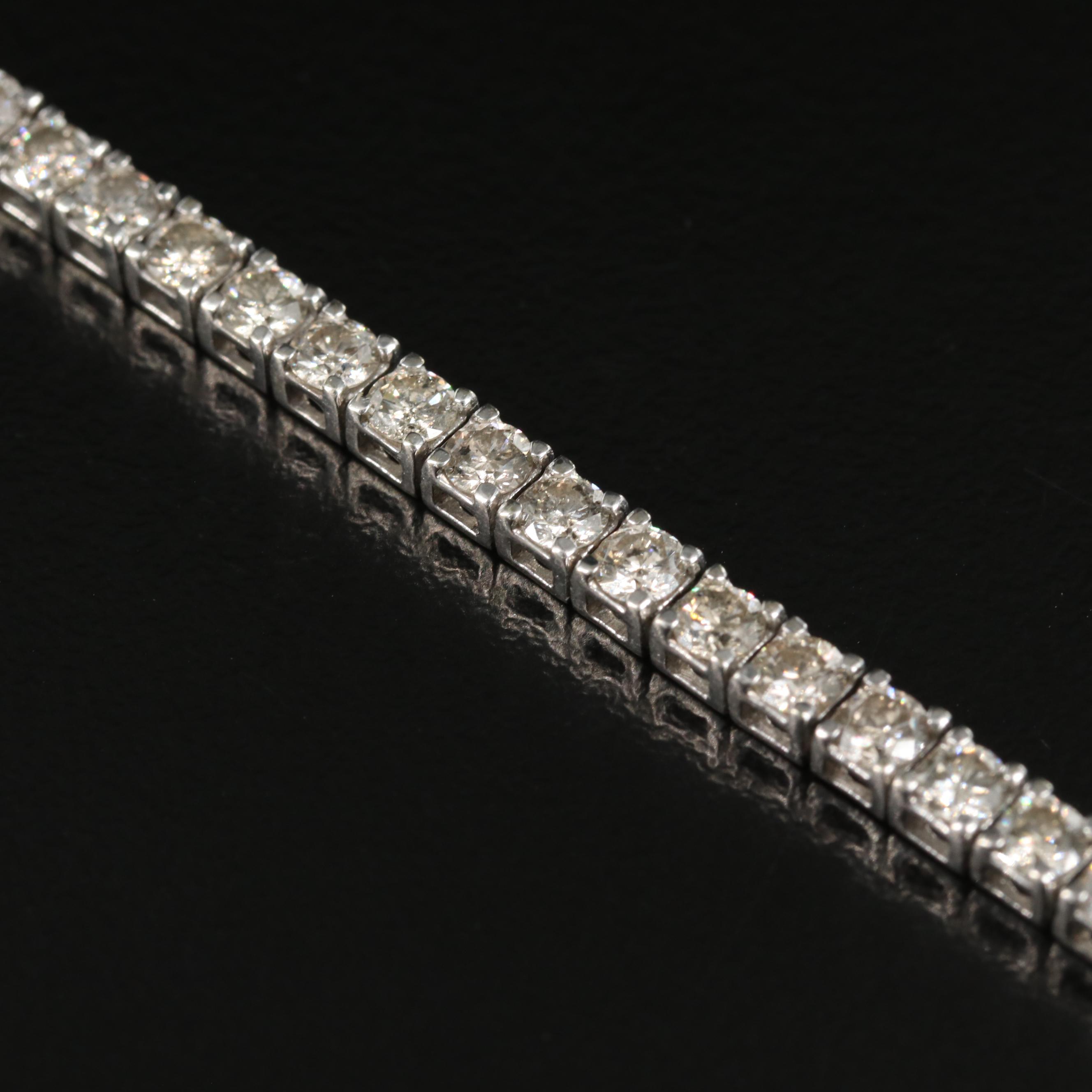 14K 4.91 CTW Diamond Line Bracelet