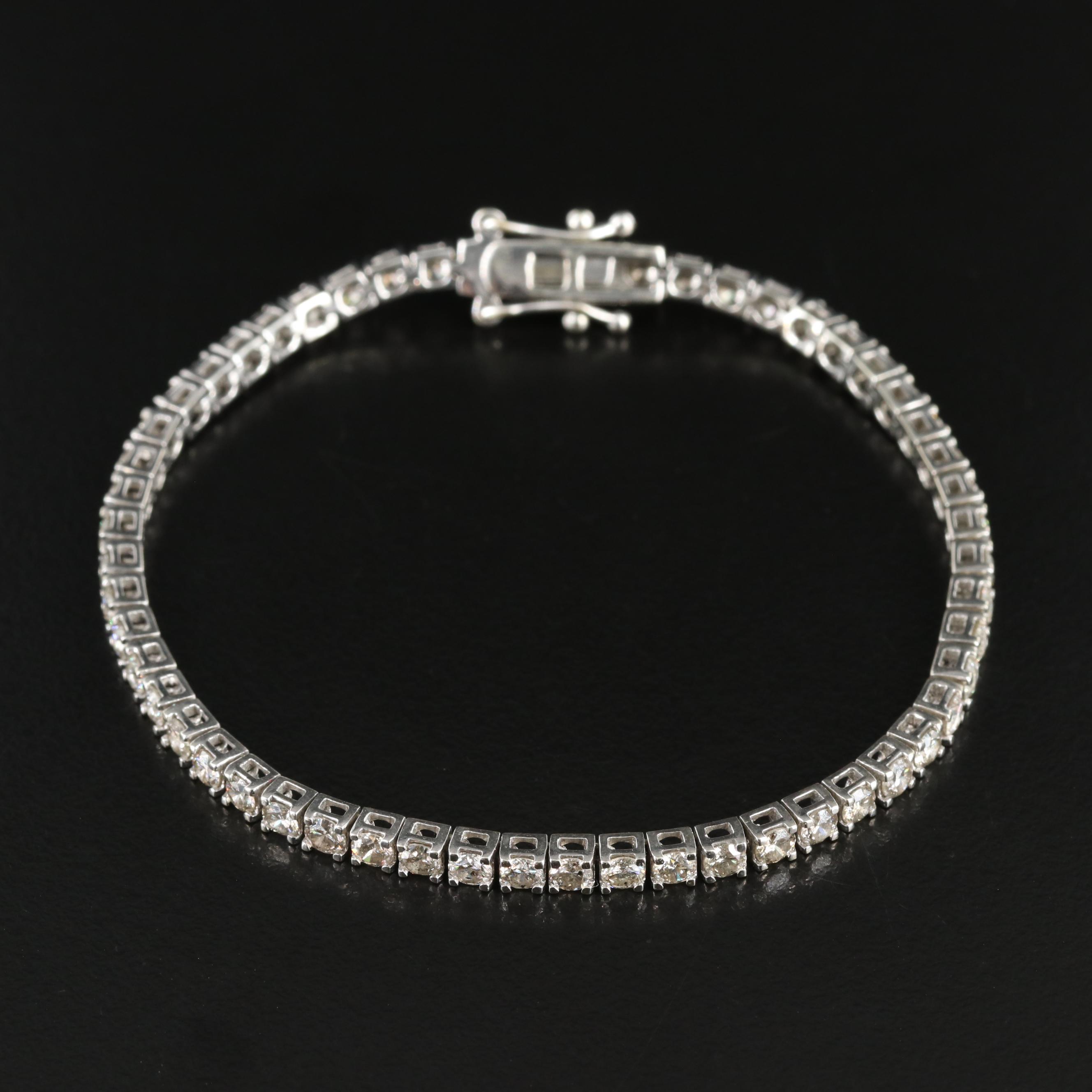 14K 4.91 CTW Diamond Line Bracelet