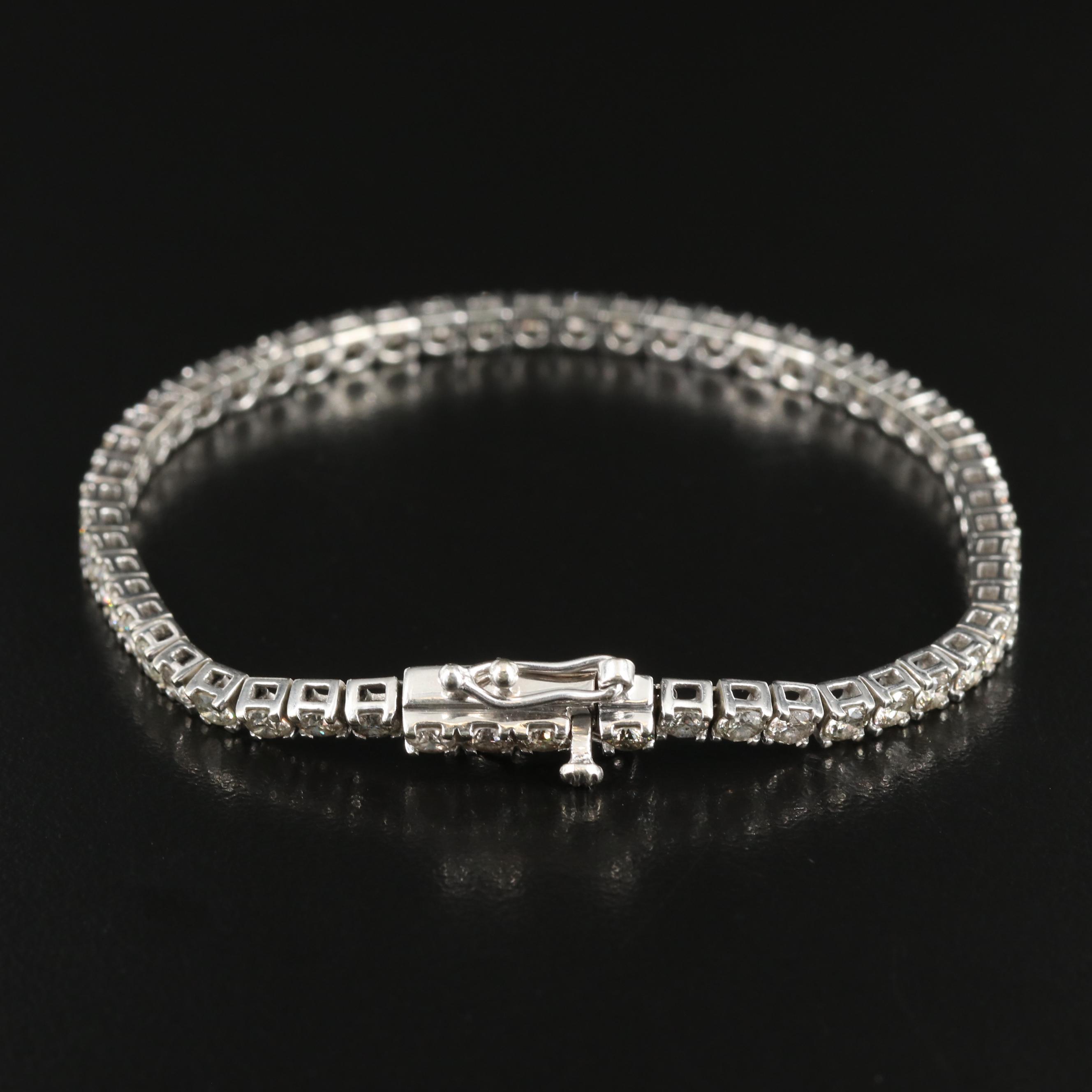 14K 4.91 CTW Diamond Line Bracelet