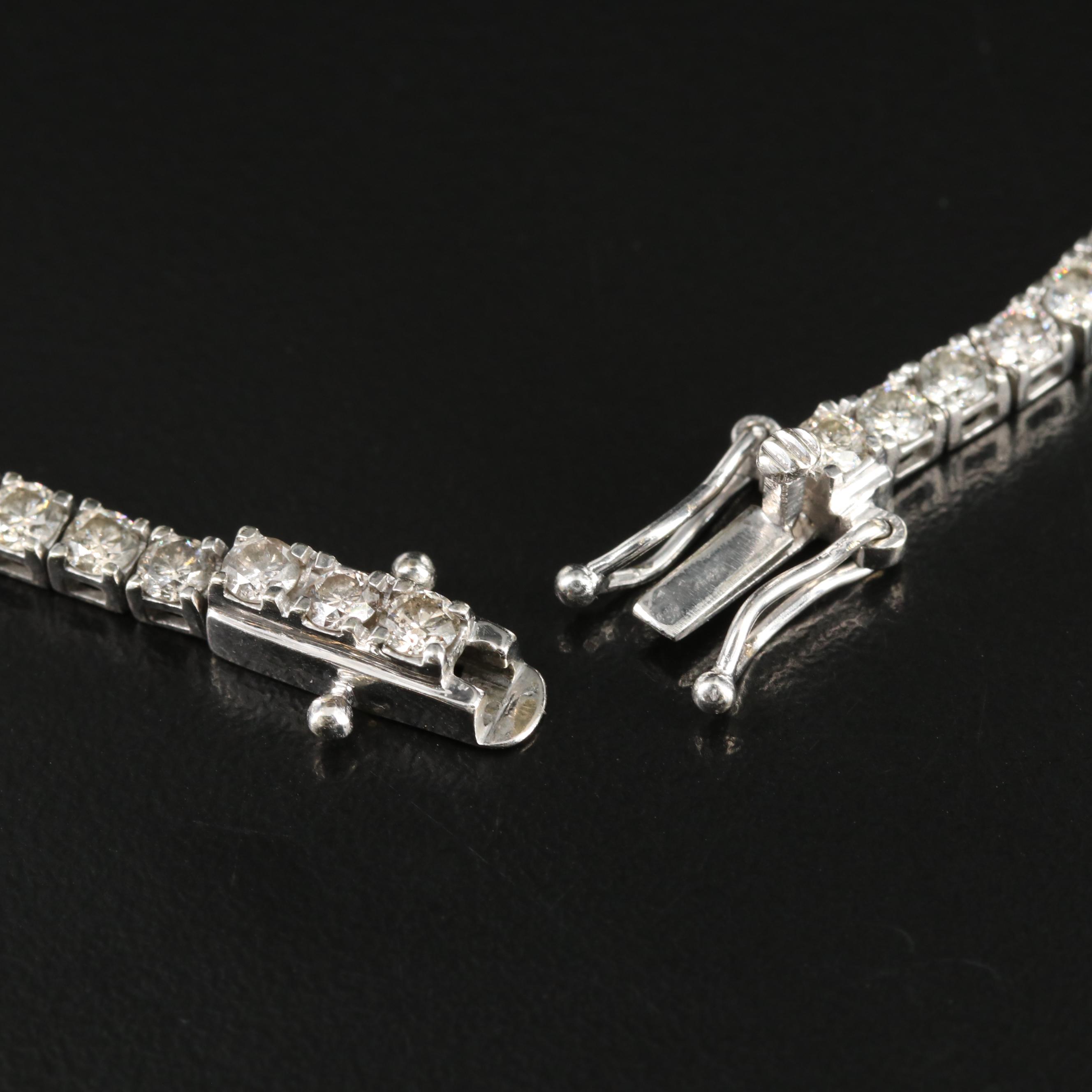 14K 4.91 CTW Diamond Line Bracelet