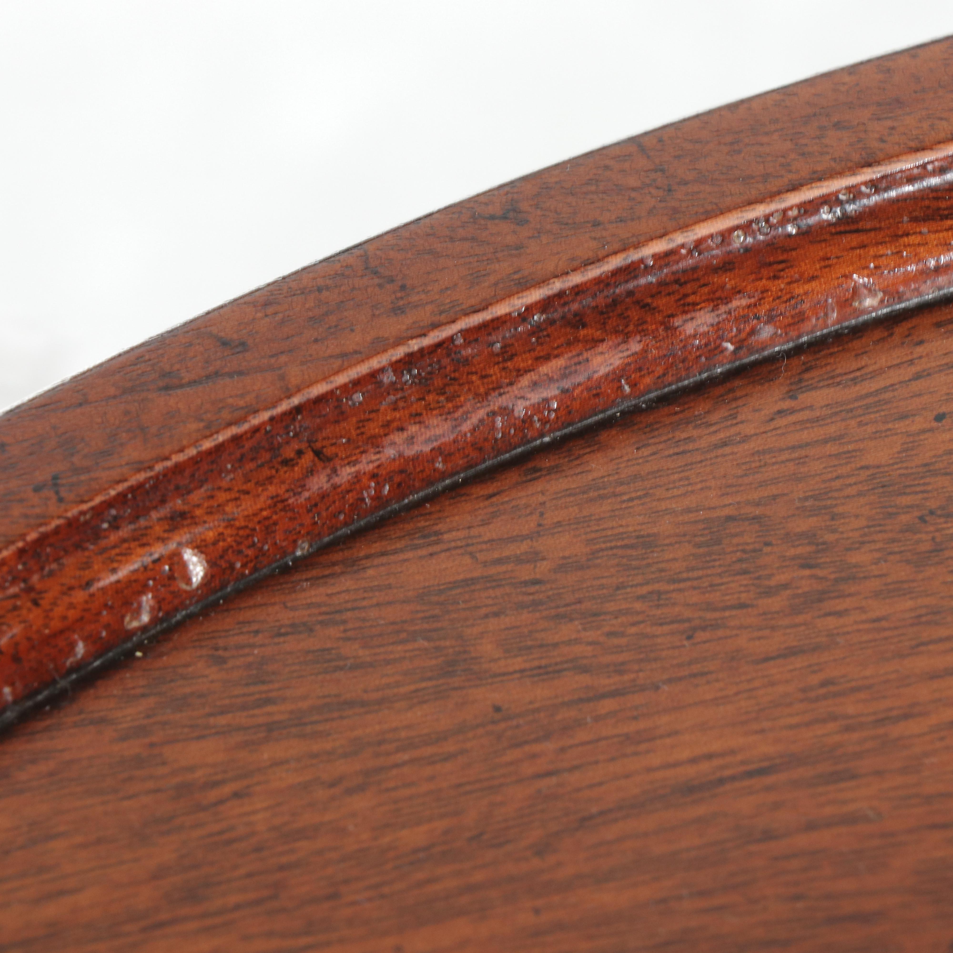 Queen Anne Style Mahogany Tea Table, Late 20th Century