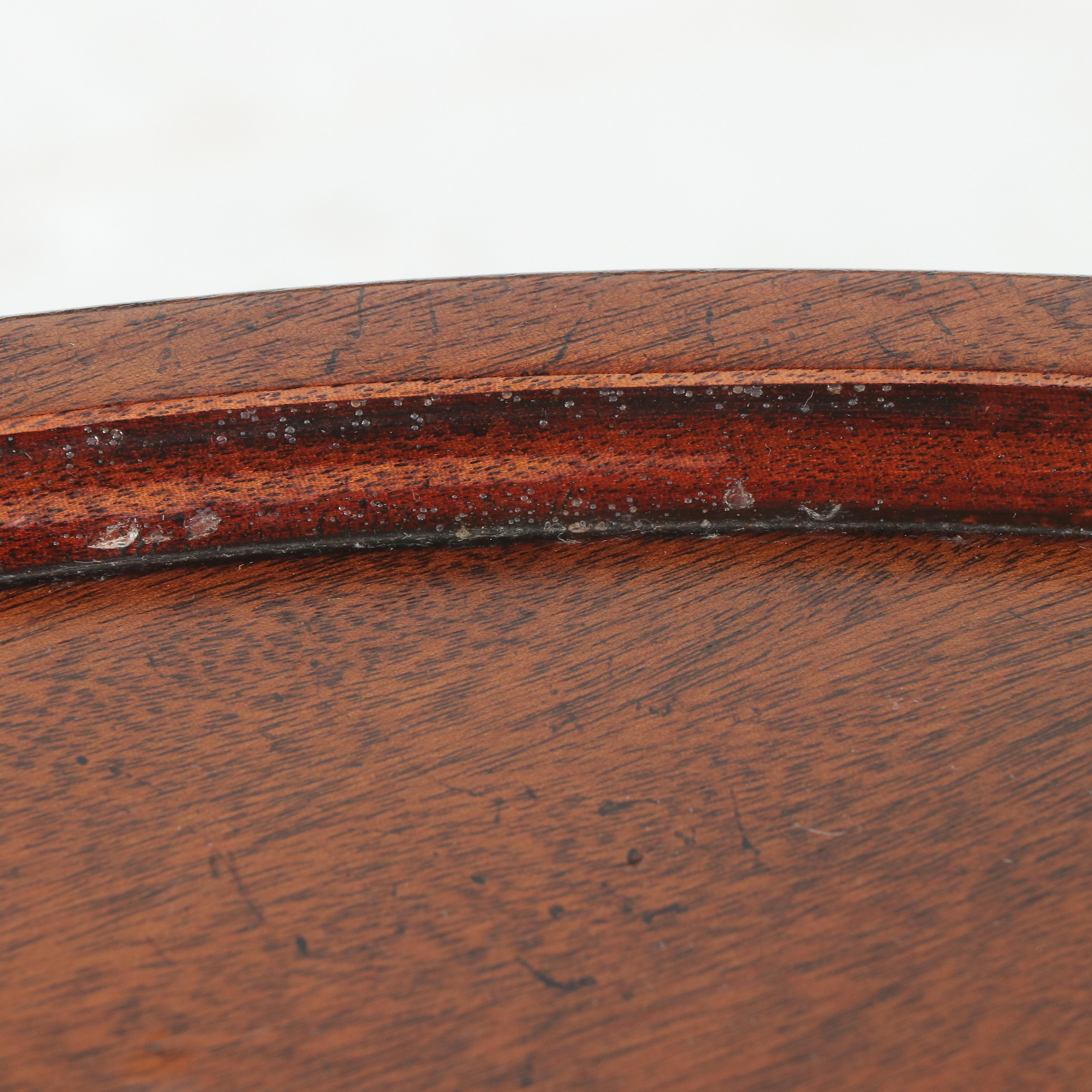 Queen Anne Style Mahogany Tea Table, Late 20th Century