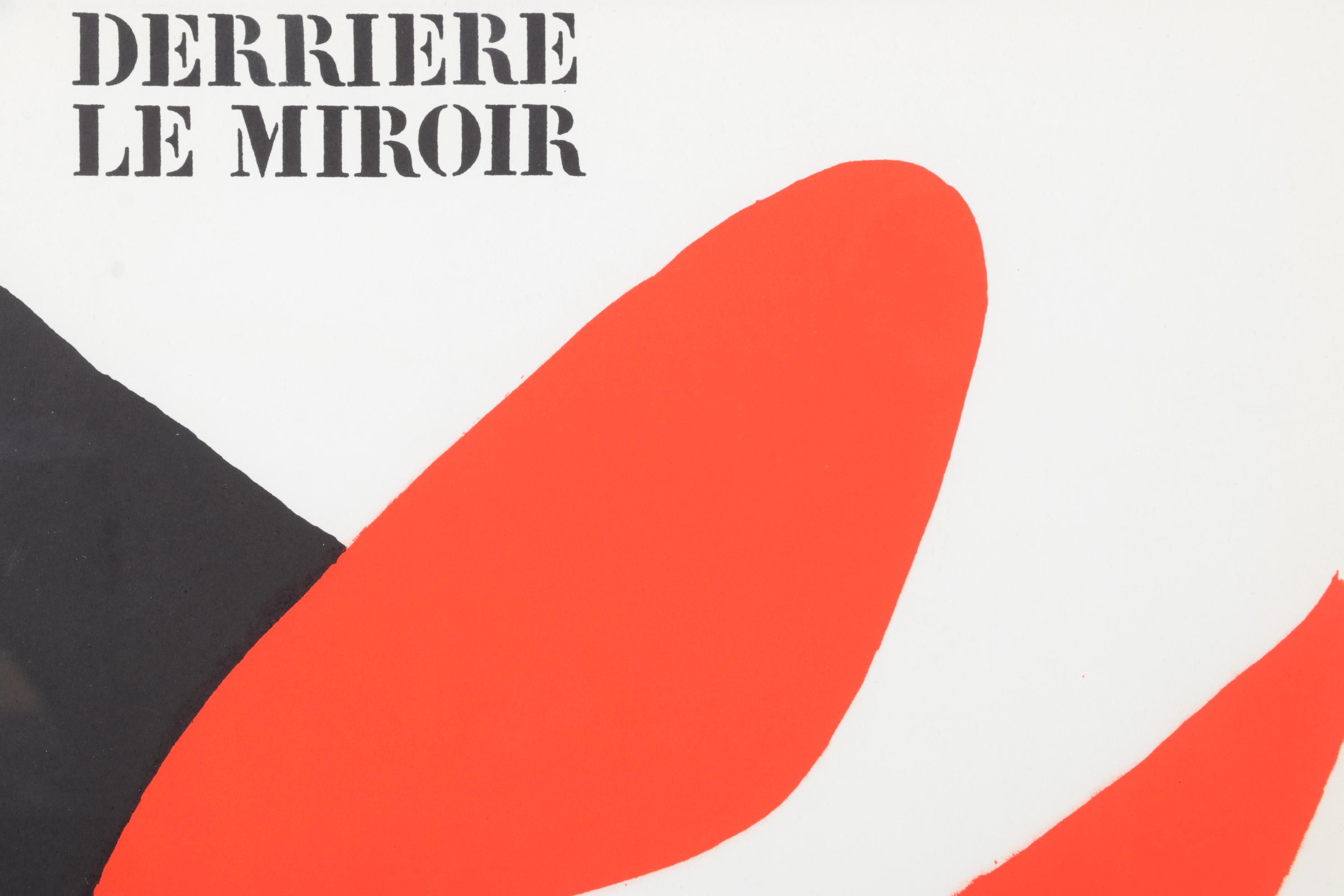Alexander Calder Cover Color Lithograph for "Derrière le Miroir," 1971