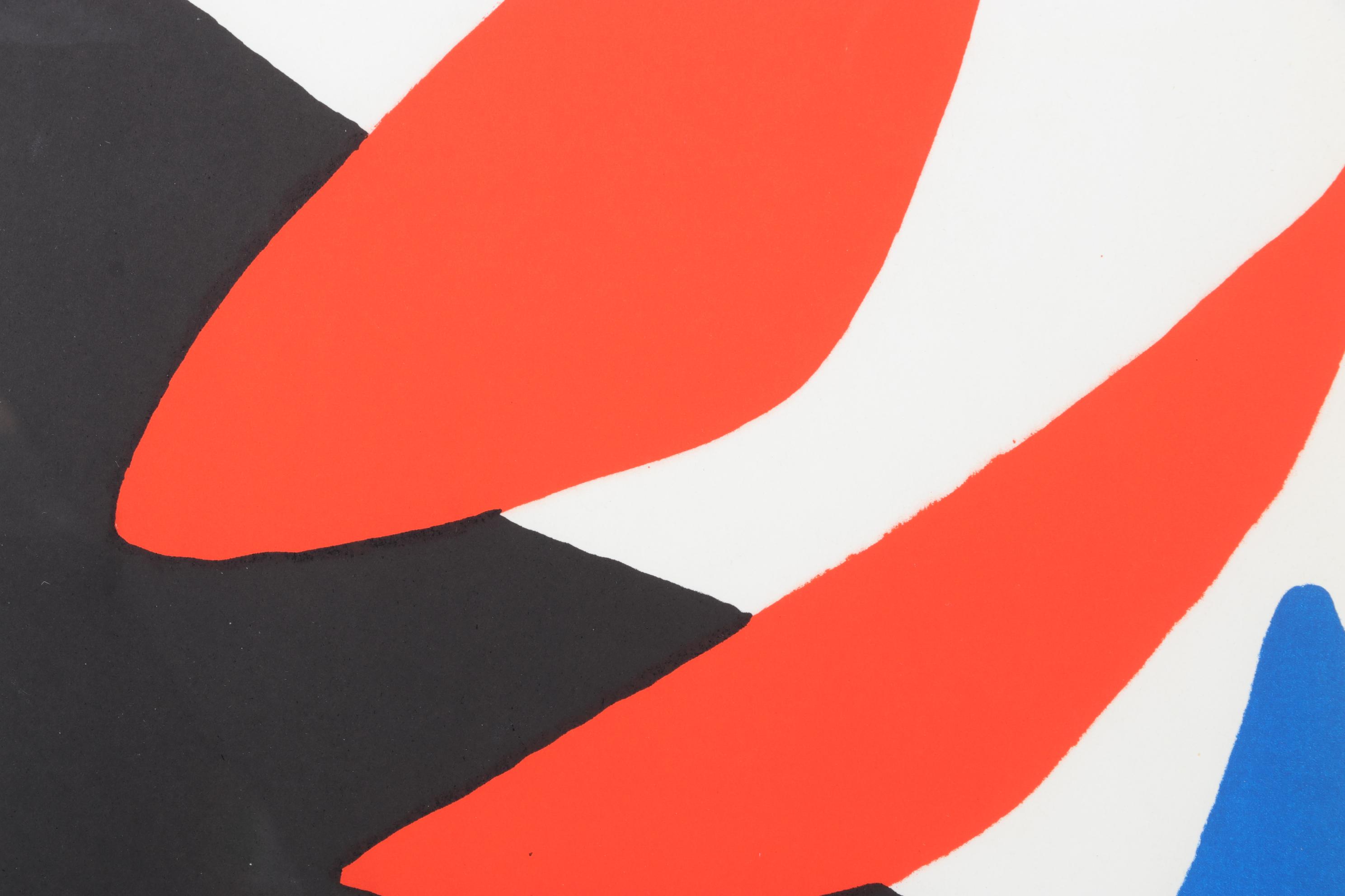 Alexander Calder Cover Color Lithograph for "Derrière le Miroir," 1971