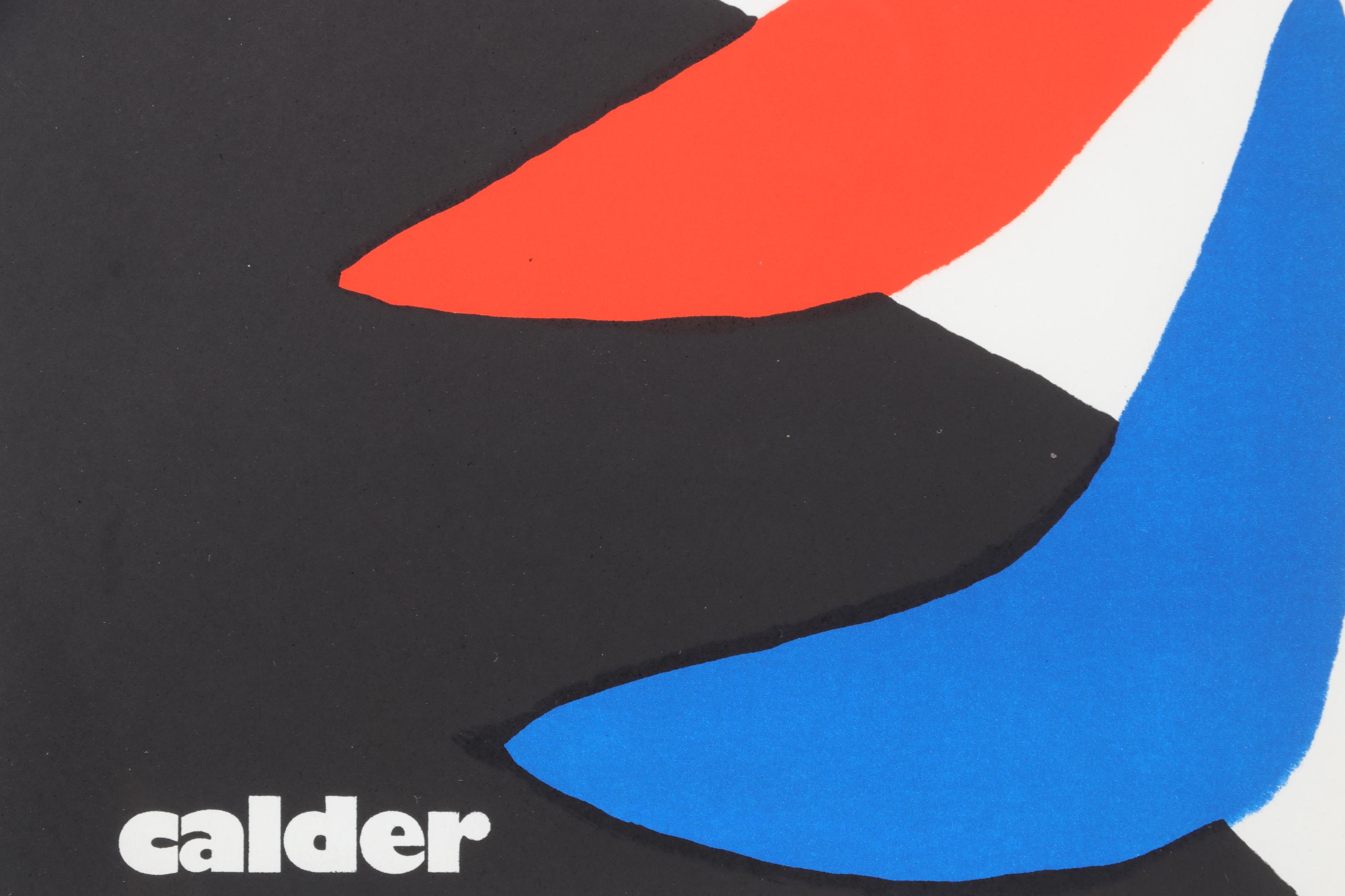 Alexander Calder Cover Color Lithograph for "Derrière le Miroir," 1971