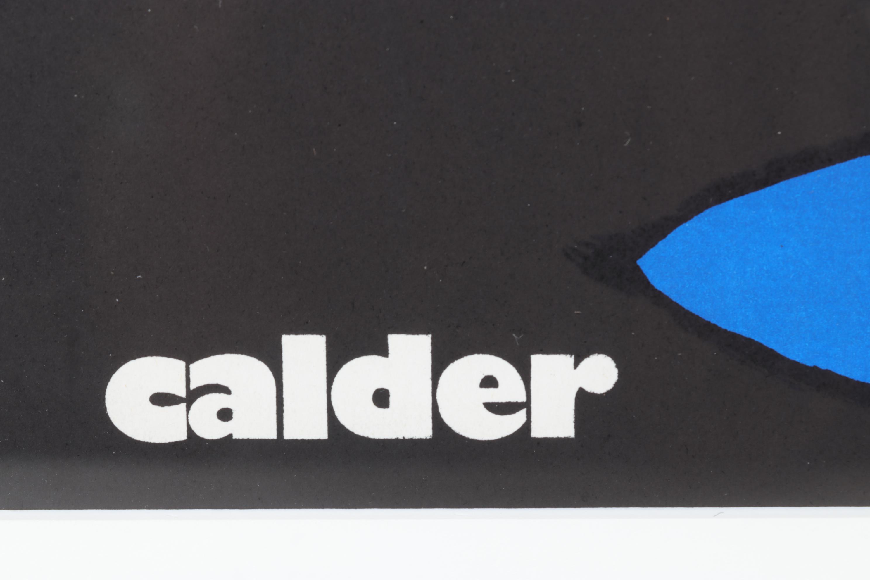 Alexander Calder Cover Color Lithograph for "Derrière le Miroir," 1971